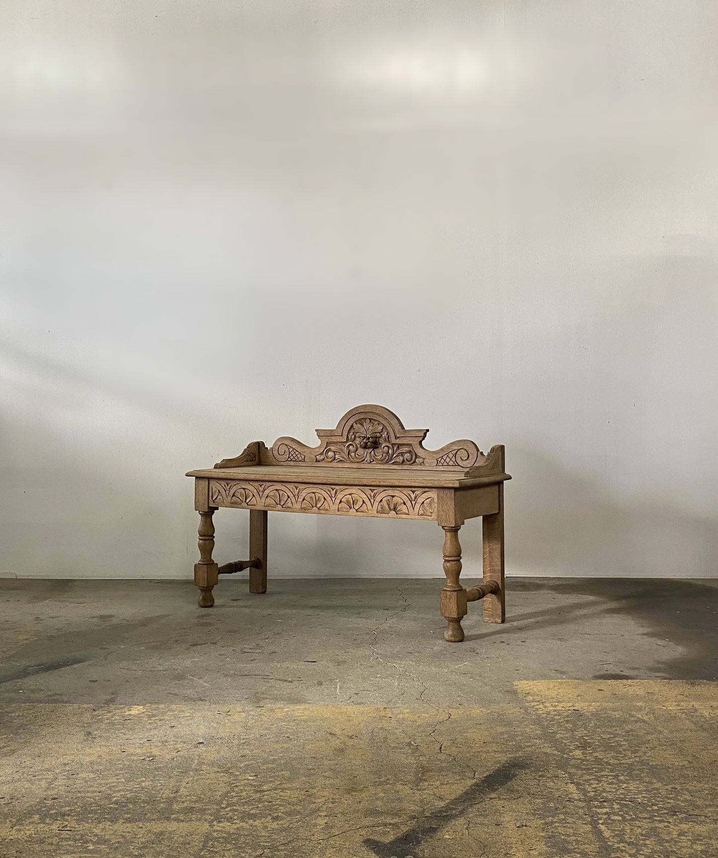 Carved Oak Hall Table