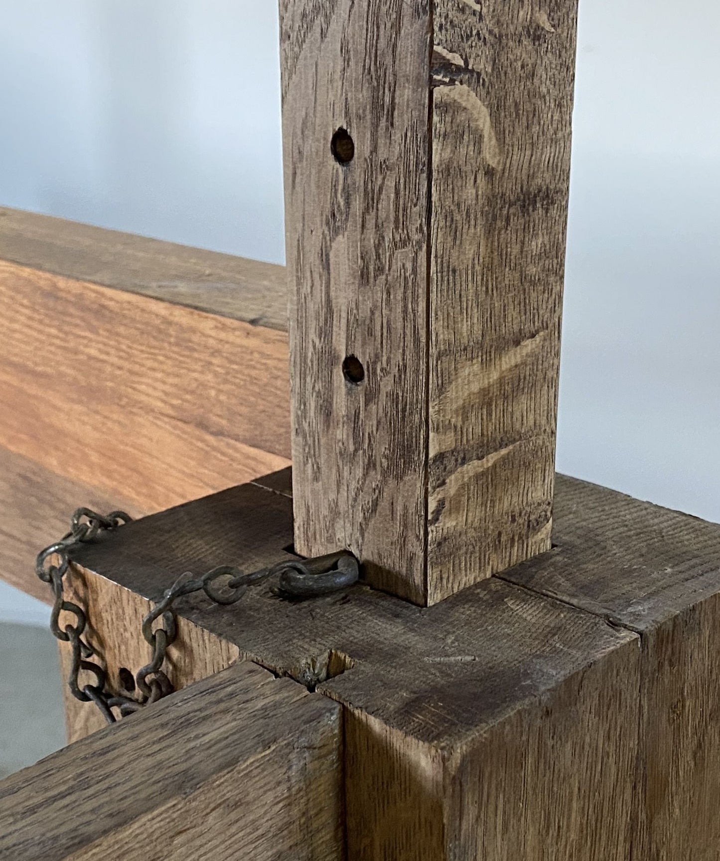 Height Adjust oak Table