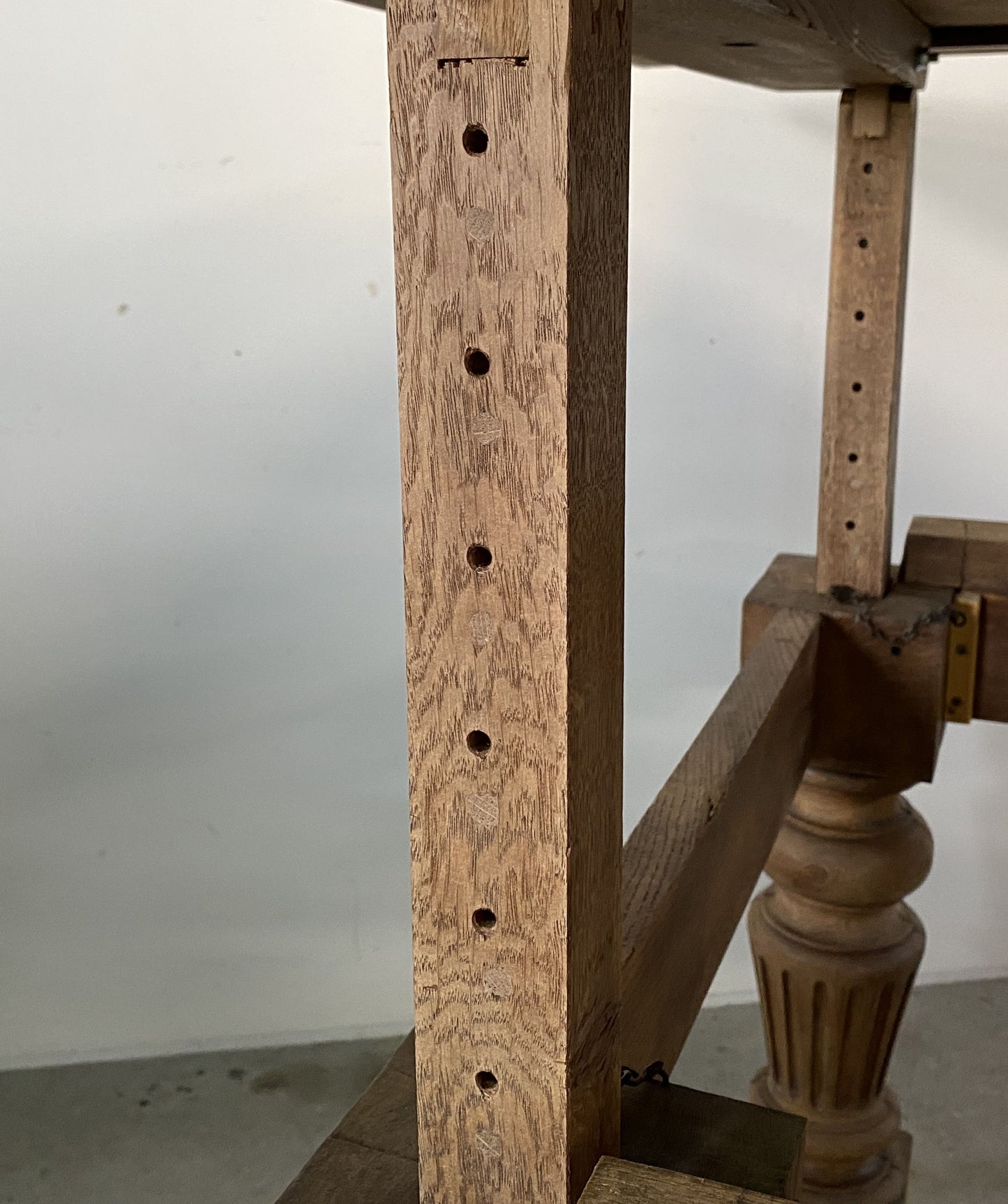 Height Adjust oak Table