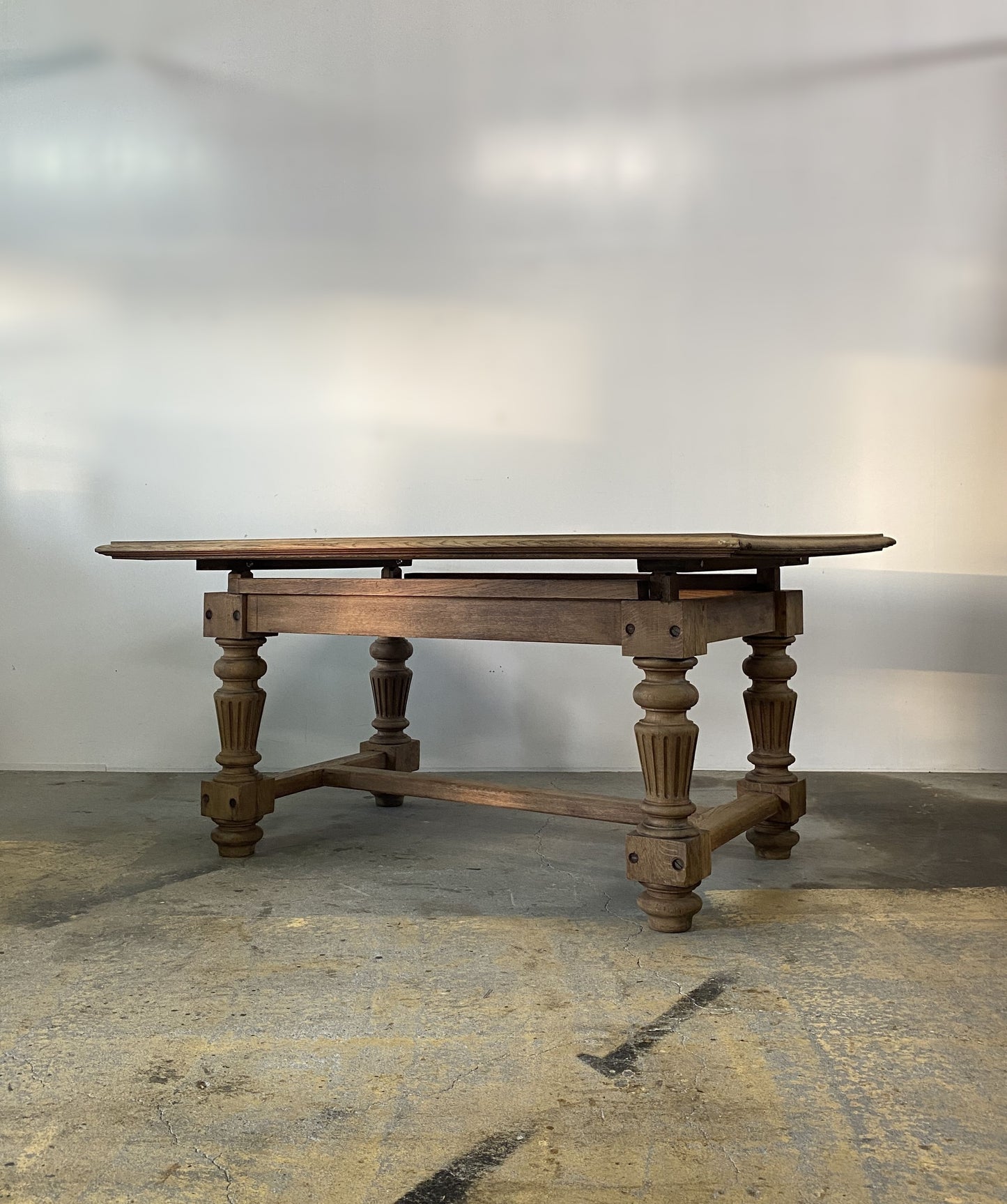 Height Adjust oak Table
