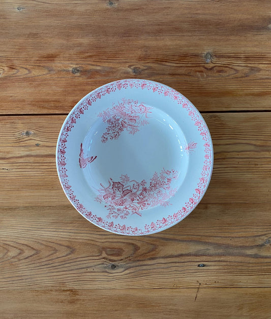 Antique"Terre de Fer "Soup Plate