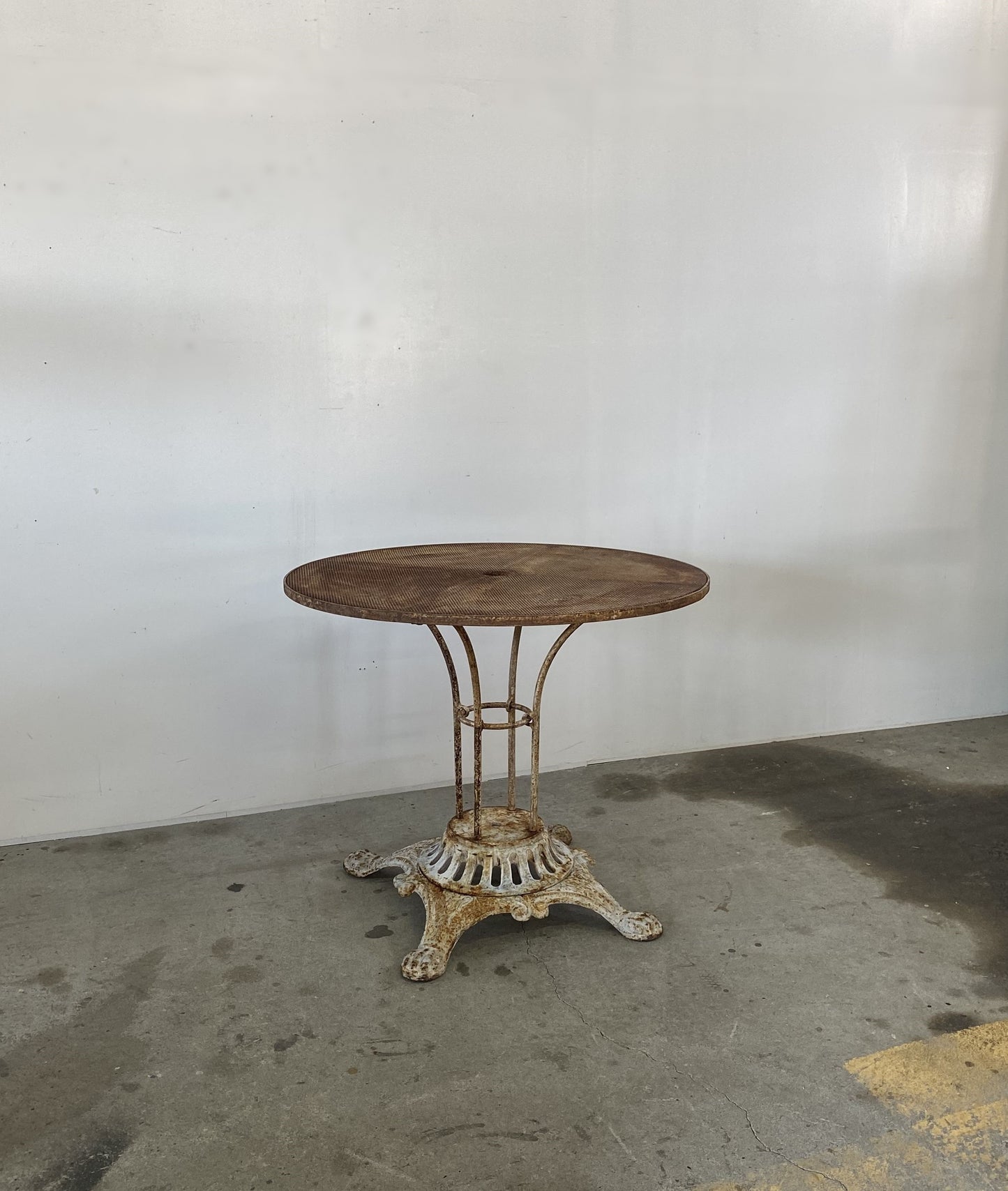 Cast Iron Round Bistro Table