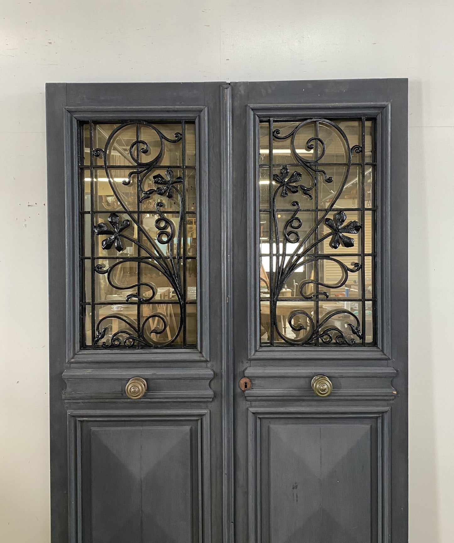 Iron Double Door