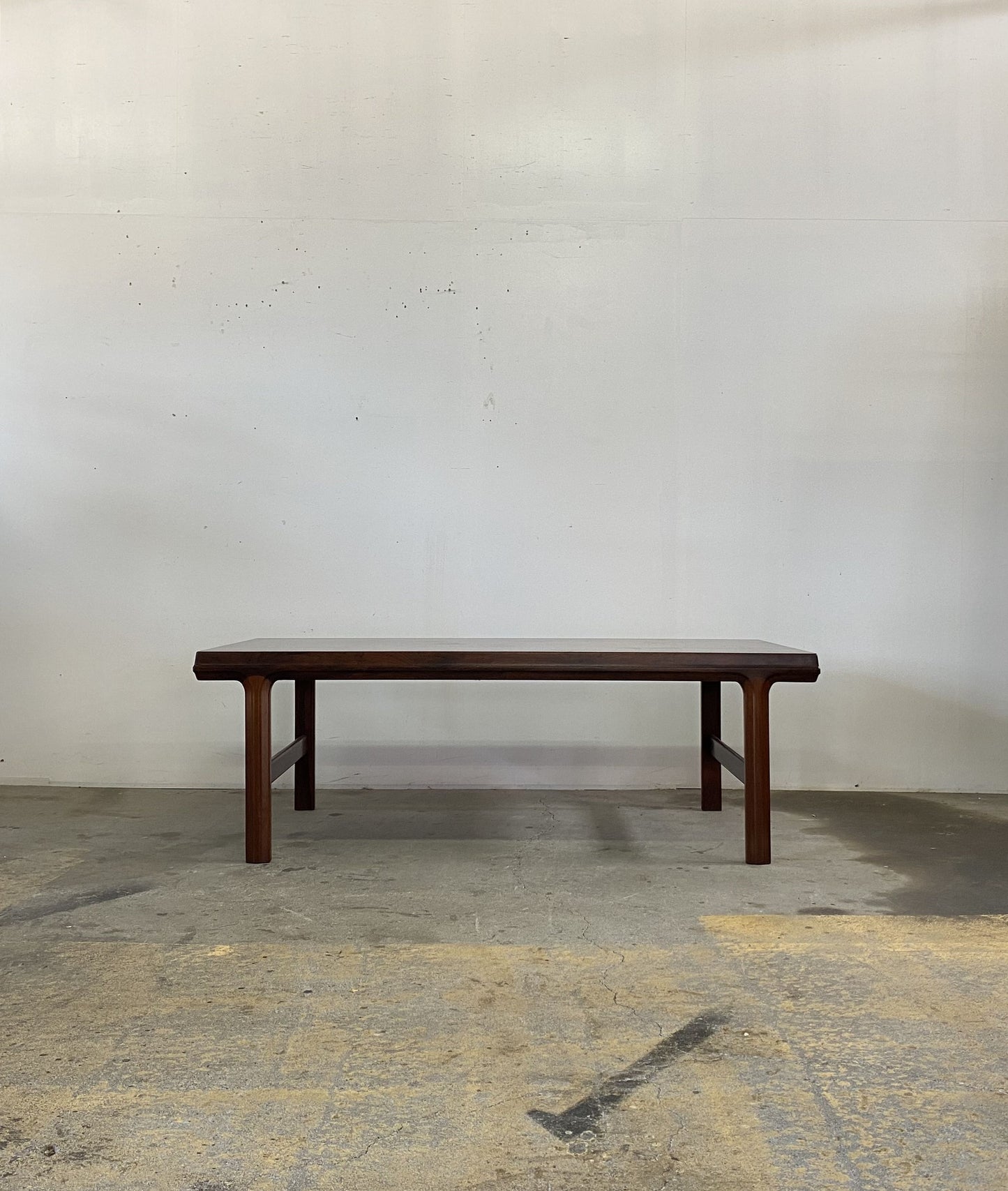 Vintage Scandinavian Coffee Table In Rosewood