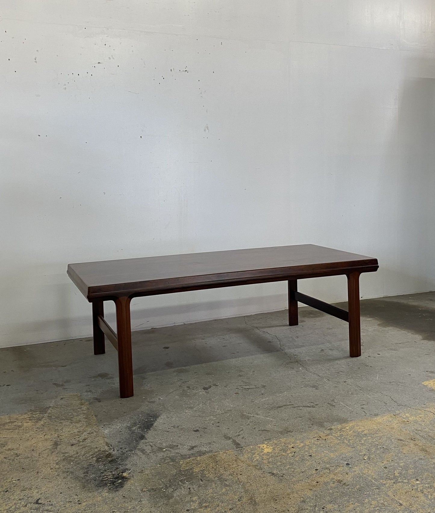 Vintage Scandinavian Coffee Table In Rosewood