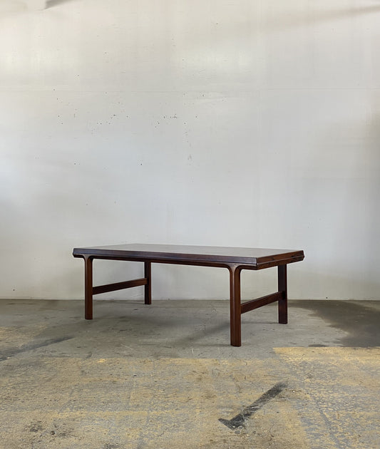 Vintage Scandinavian Coffee Table In Rosewood