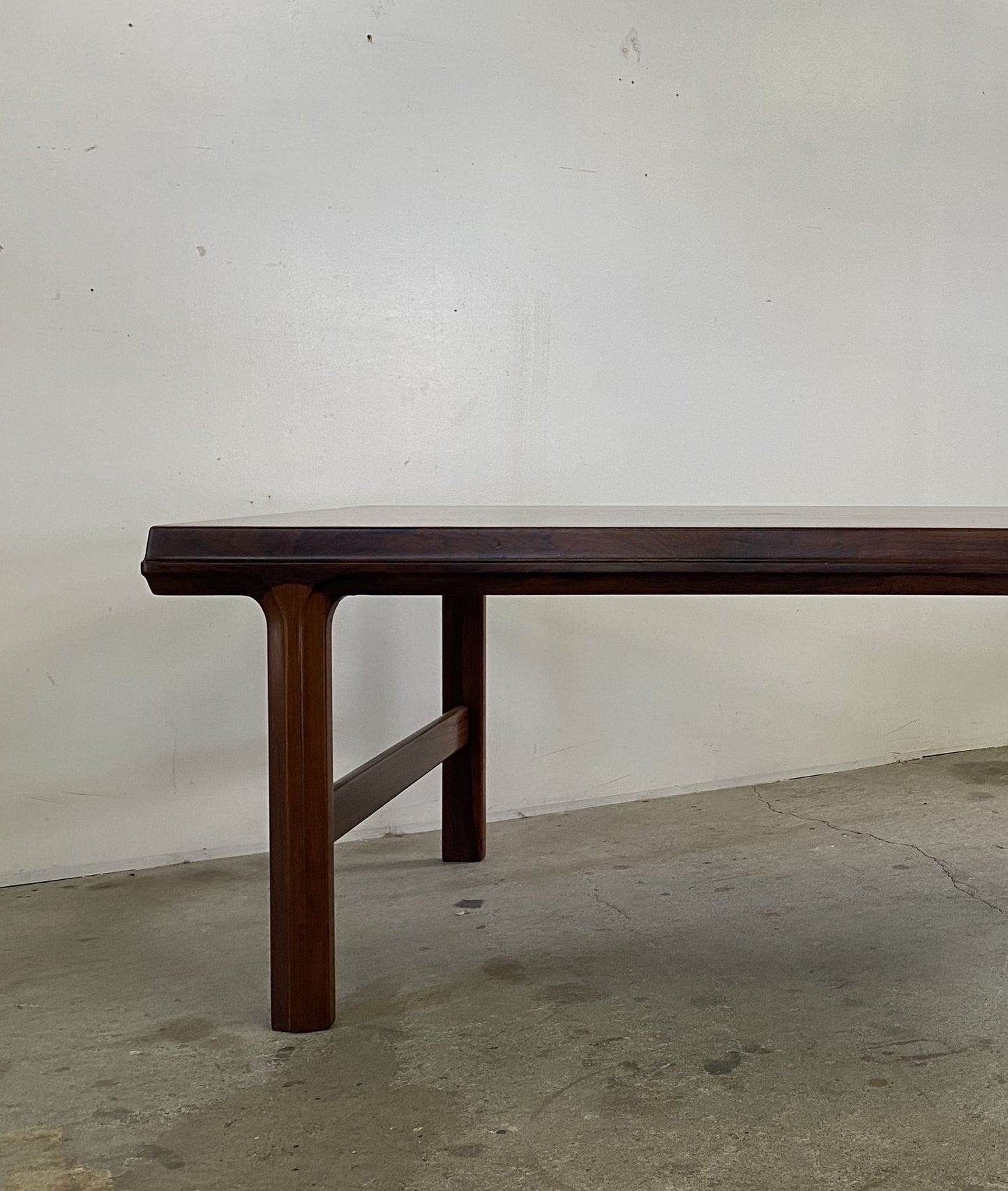 Vintage Scandinavian Coffee Table In Rosewood