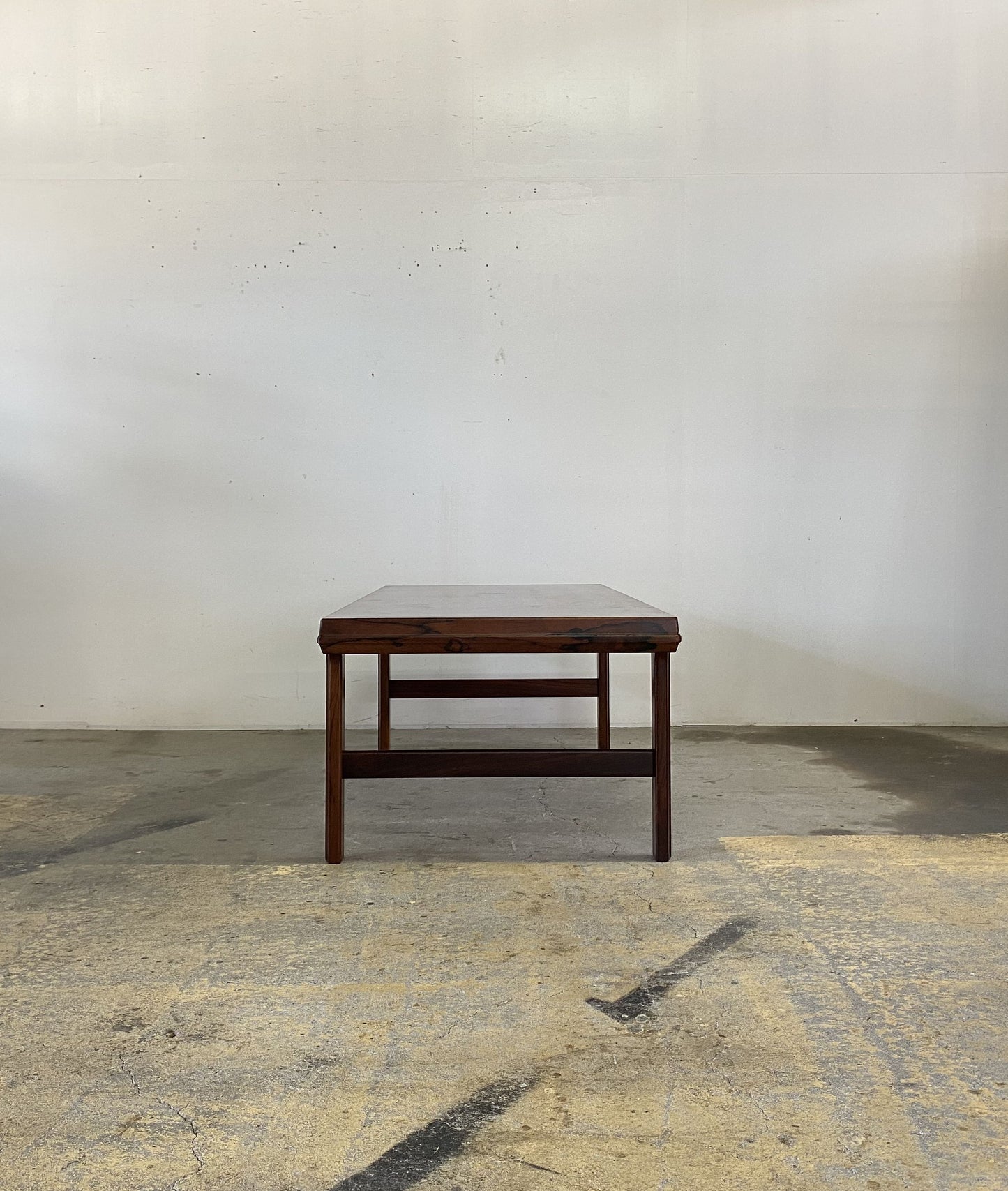 Vintage Scandinavian Coffee Table In Rosewood