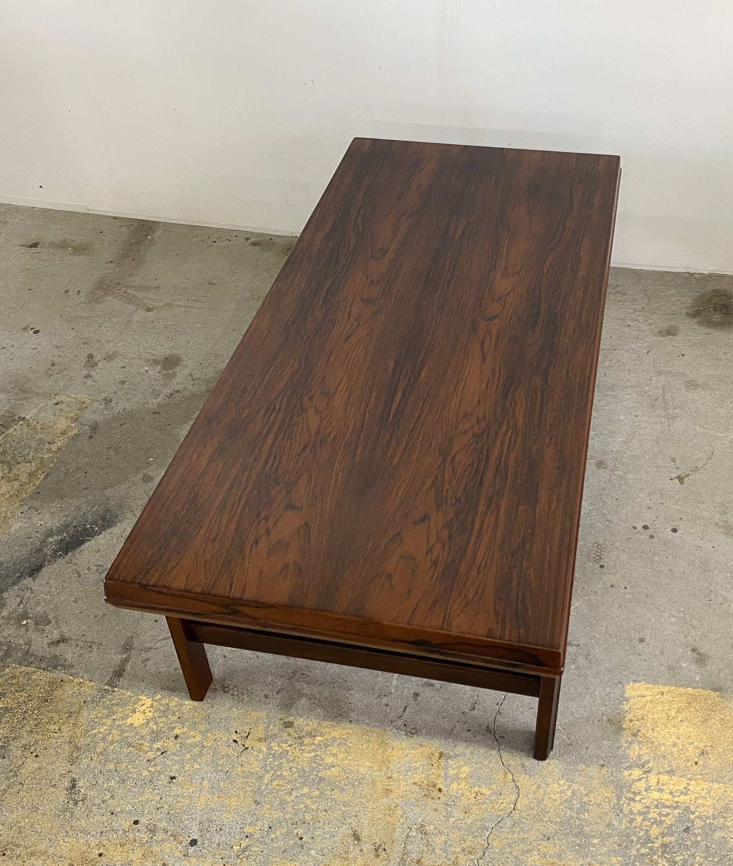 Vintage Scandinavian Coffee Table In Rosewood