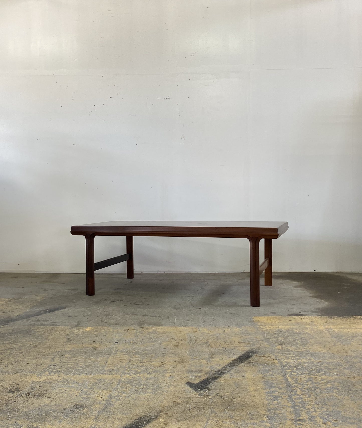 Vintage Scandinavian Coffee Table In Rosewood