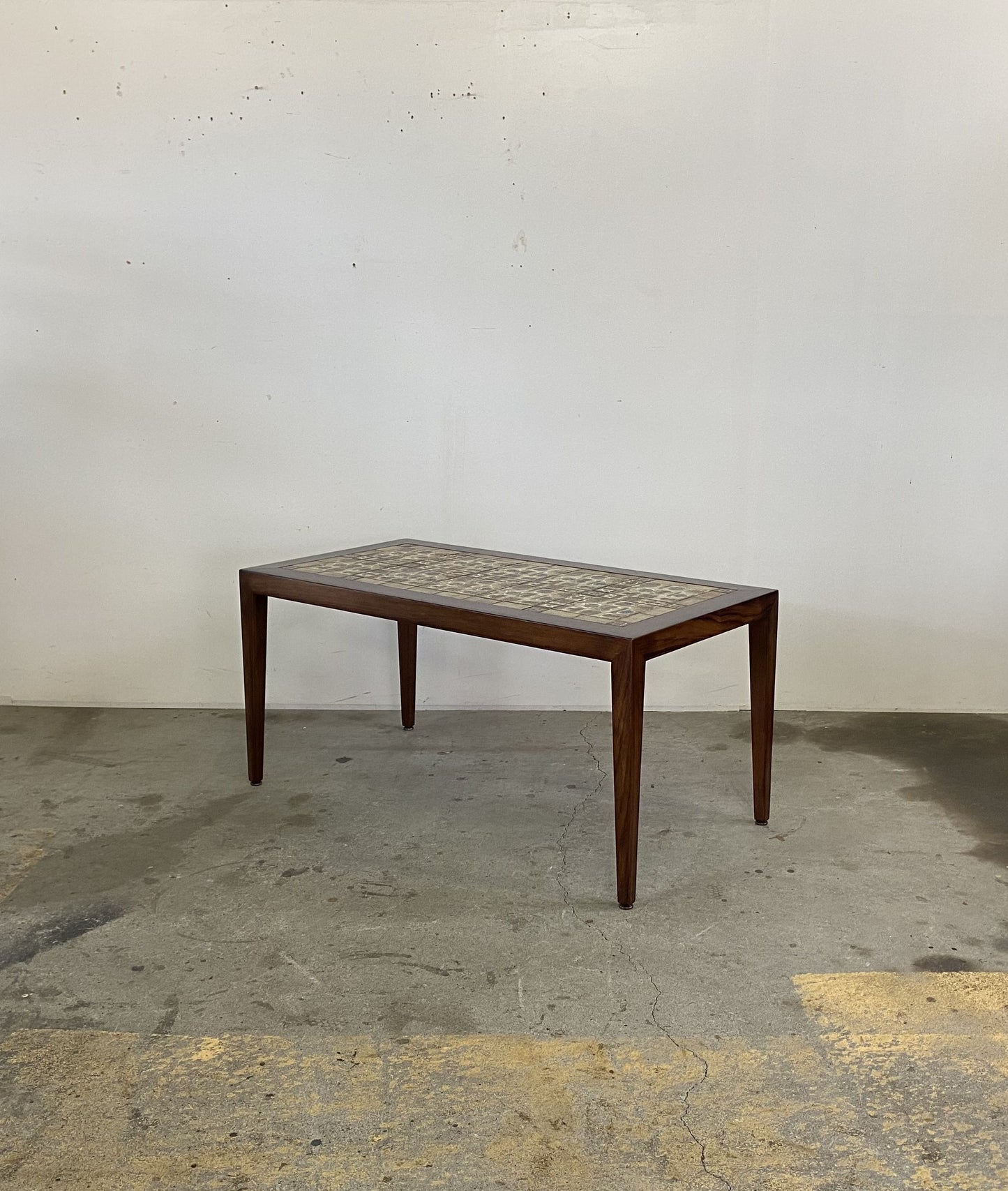 ”BACA” Tile Table by Severin Hansen Jr.w/Royal Copenhagen