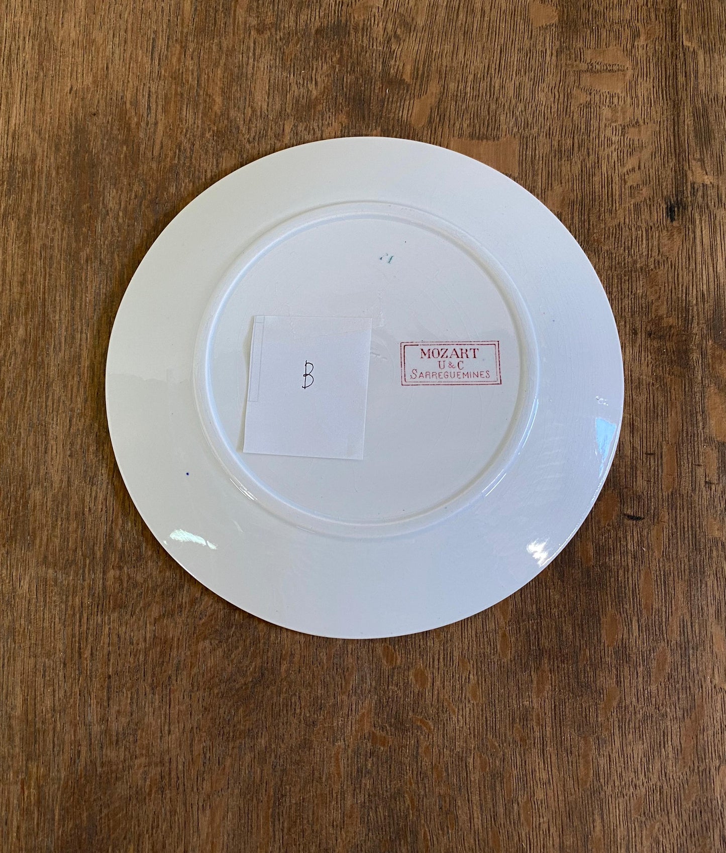 ご専用 Sarreguemines U&C"MOZART"Desert Plate アイテムB