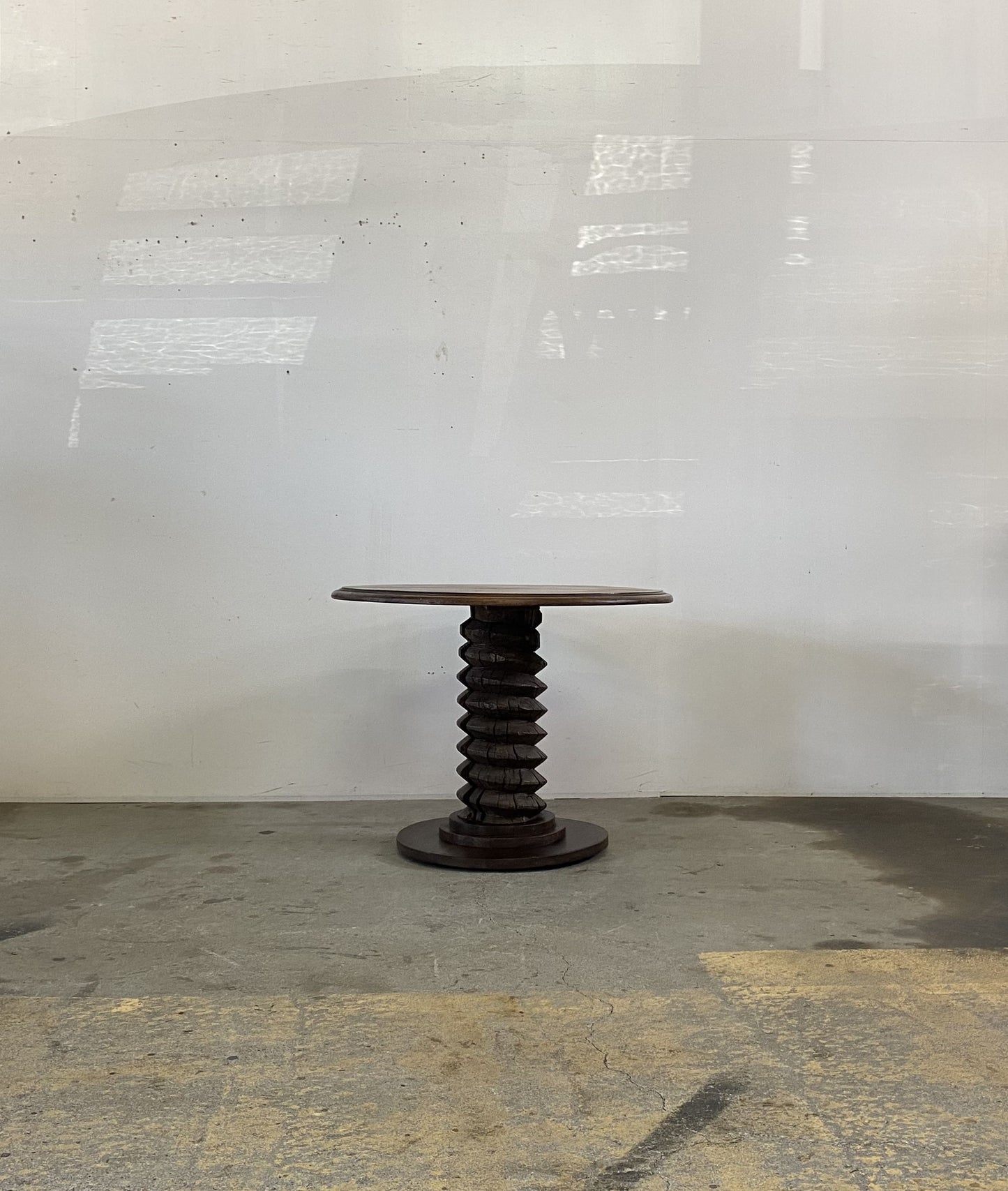 Brutalist Pedestal Low Table