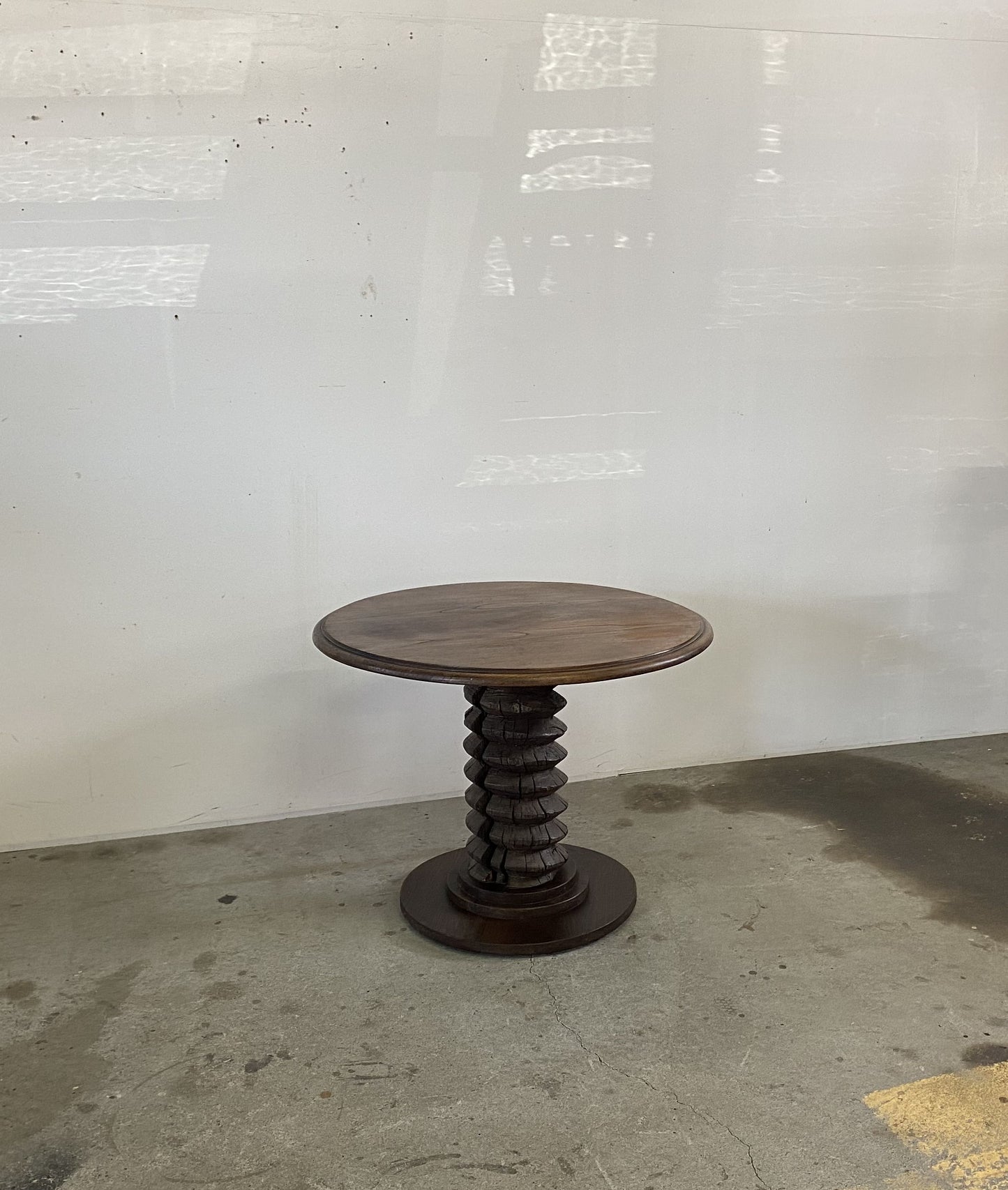 Brutalist Pedestal Low Table