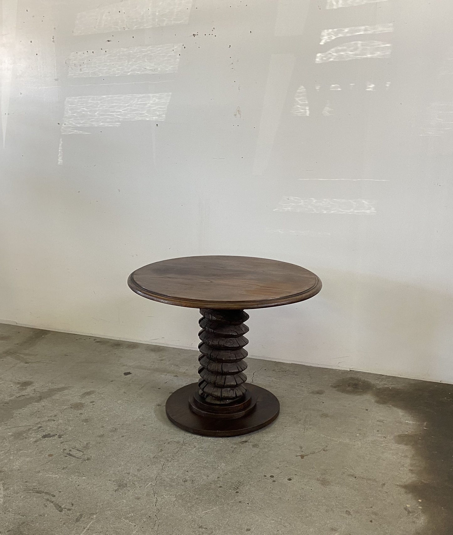 Brutalist Pedestal Low Table