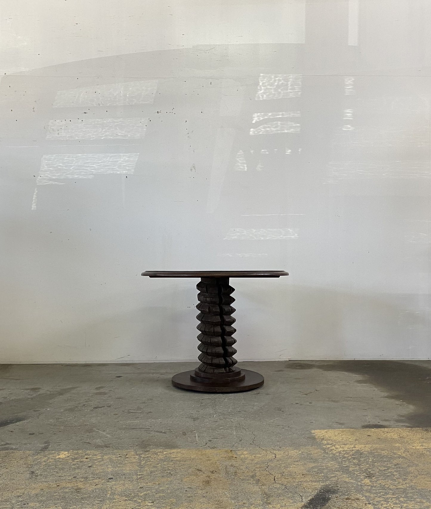 Brutalist Pedestal Low Table