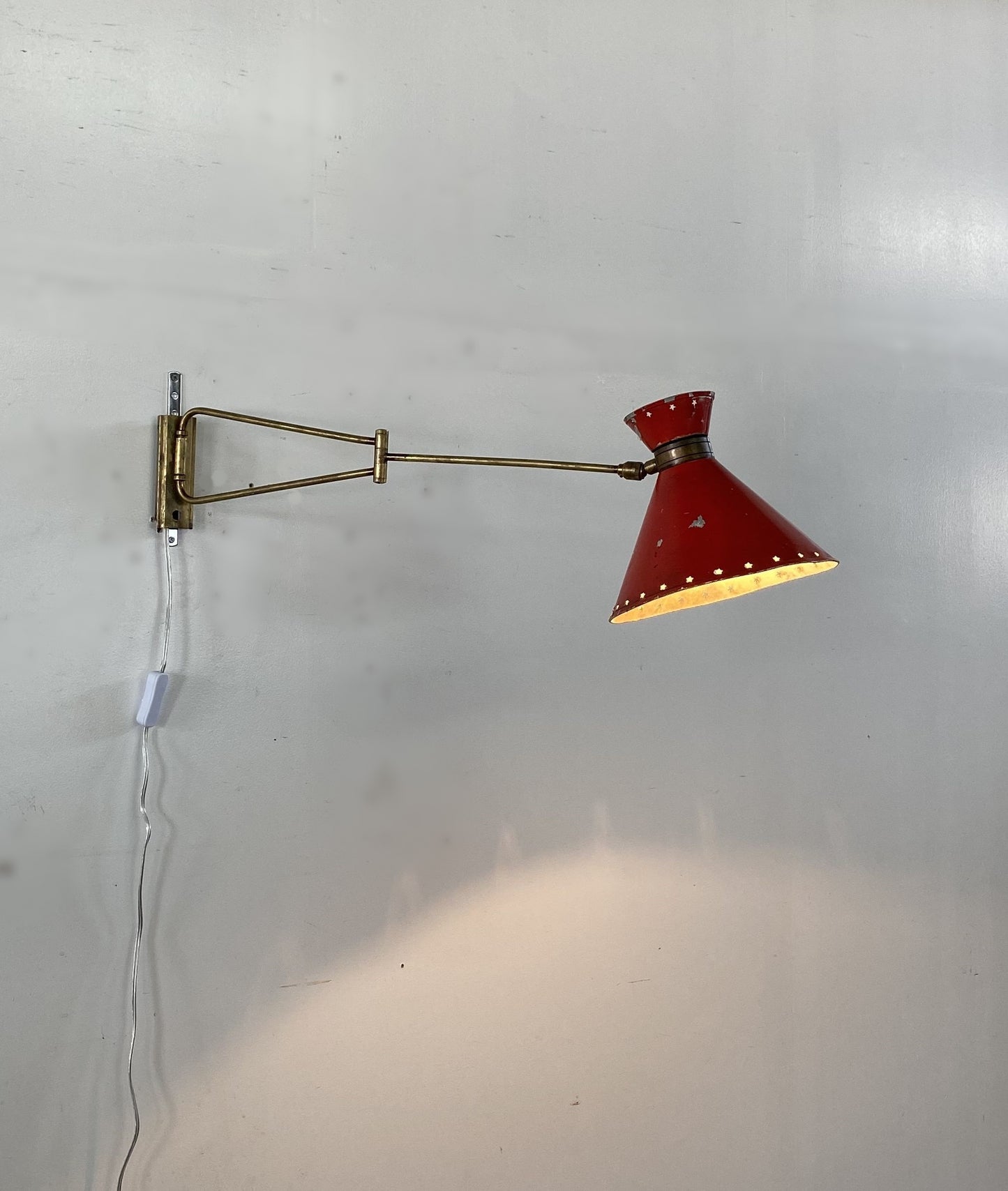 René Mathieu 'Diabolo' Wall Lamp for Lunel