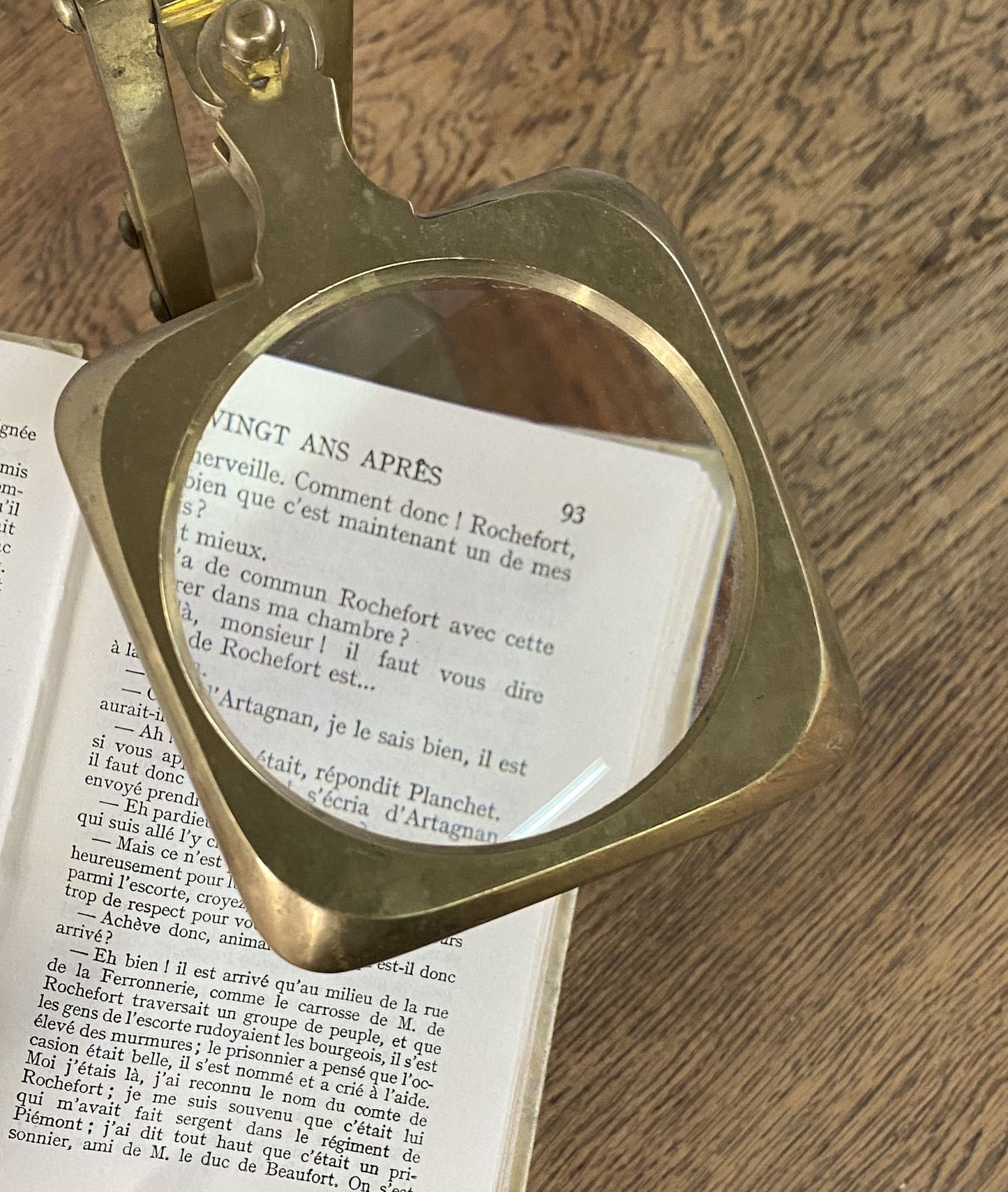 Brass Magnifying Glass