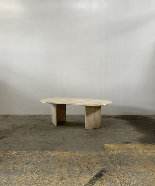 Italian Travertine Low Table