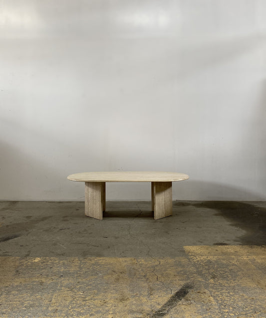 Italian Travertine Low Table