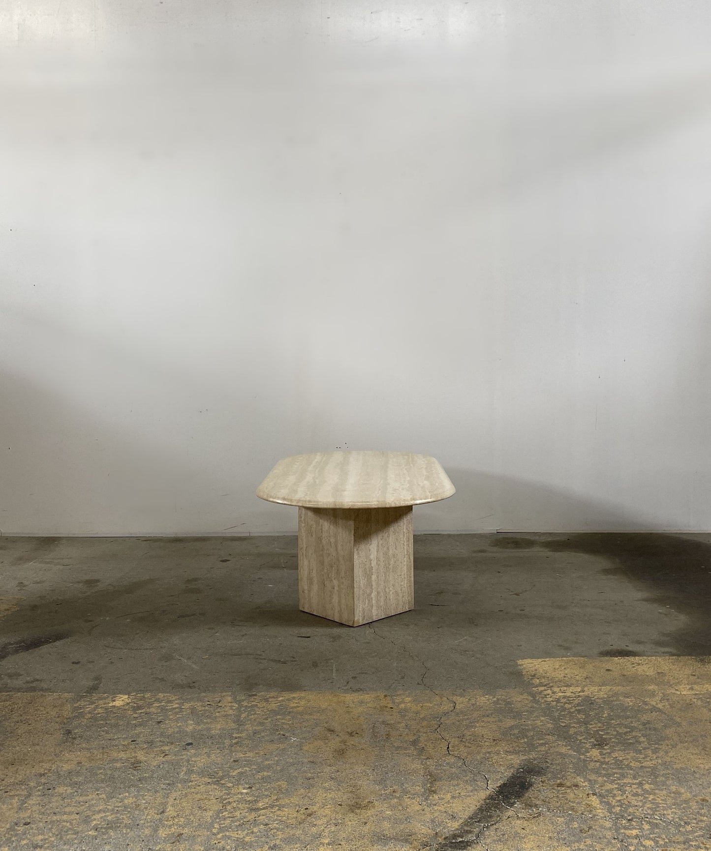 Italian Travertine Low Table