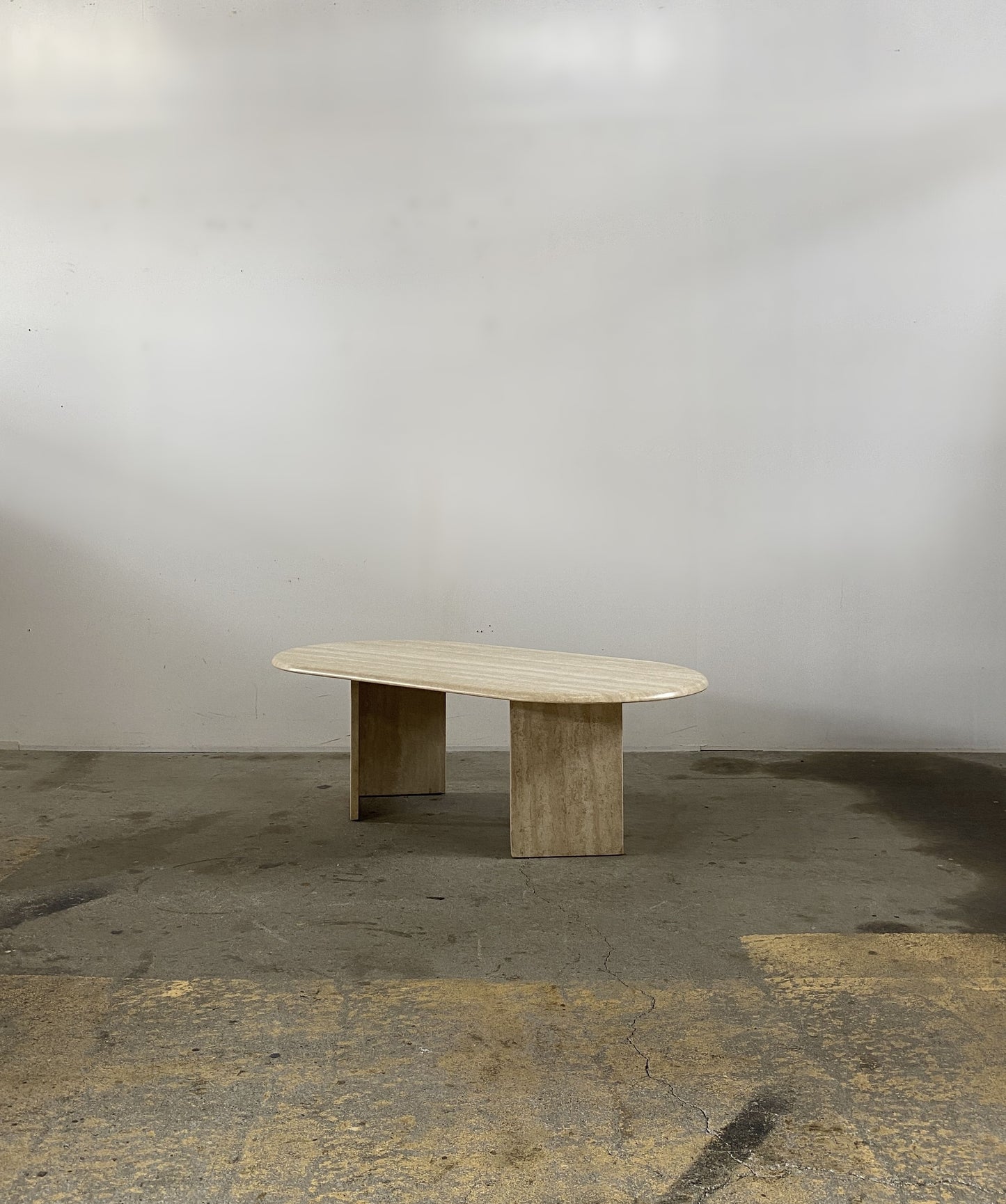 Italian Travertine Low Table