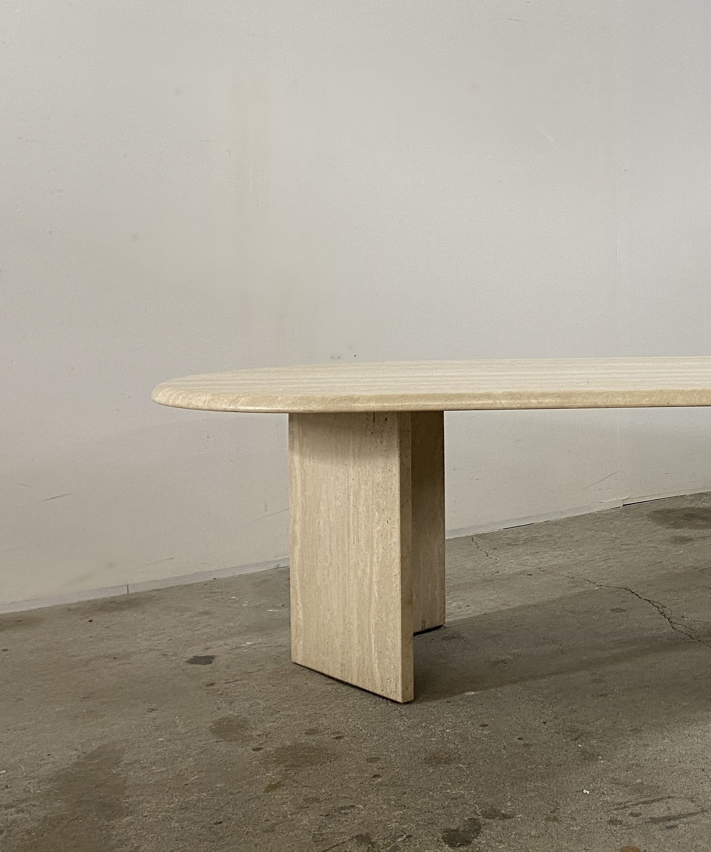 Italian Travertine Low Table