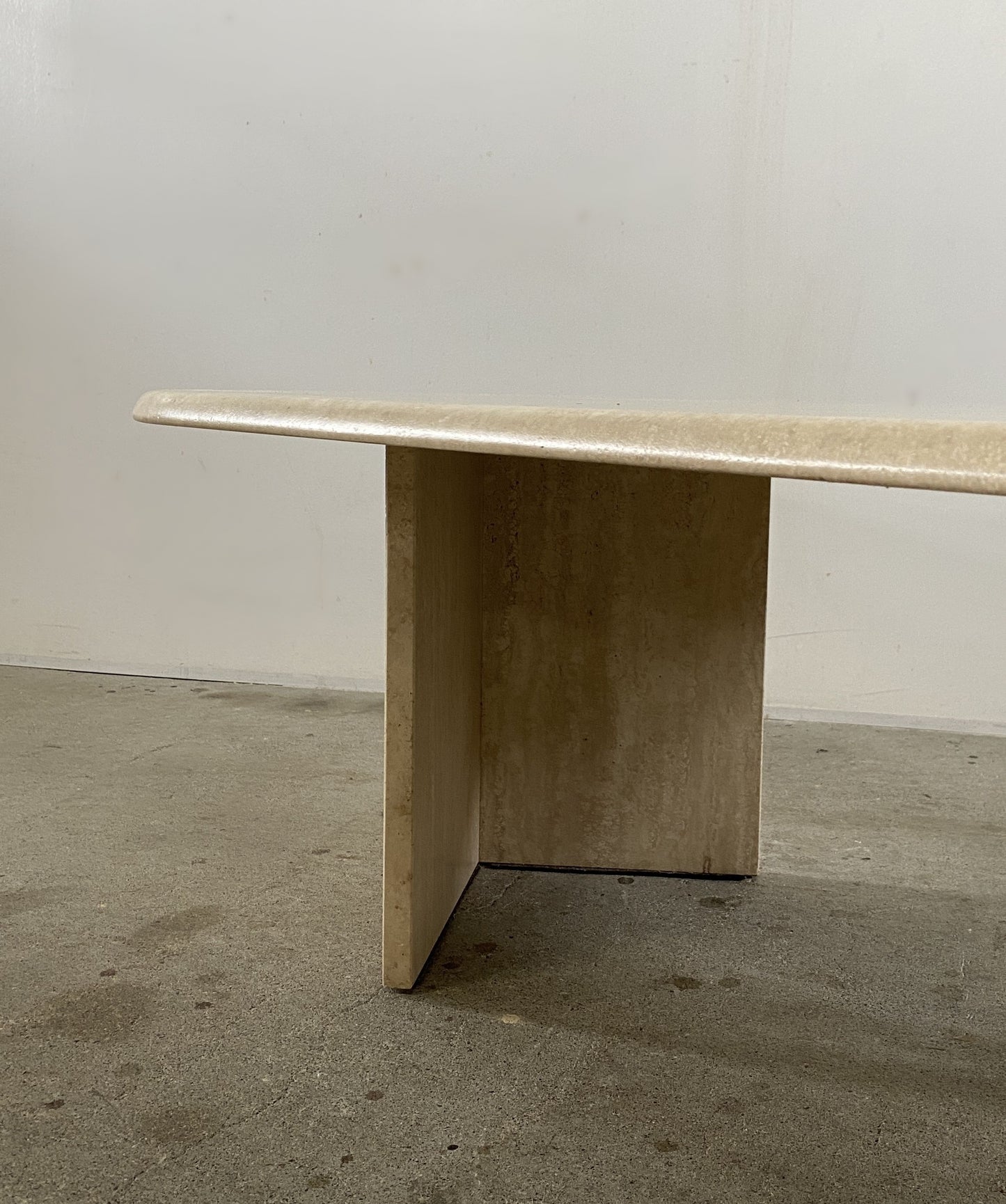 Italian Travertine Low Table