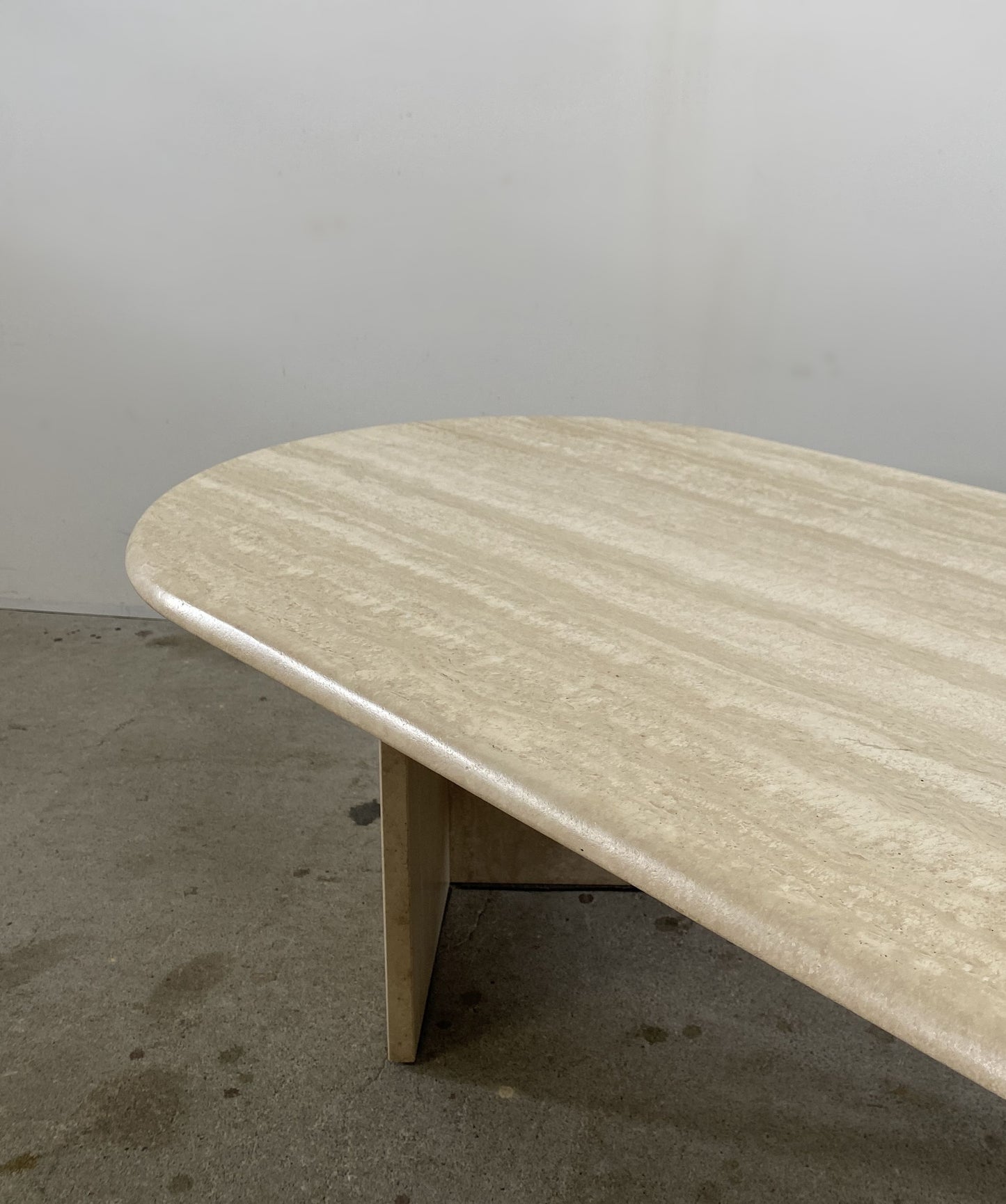 Italian Travertine Low Table