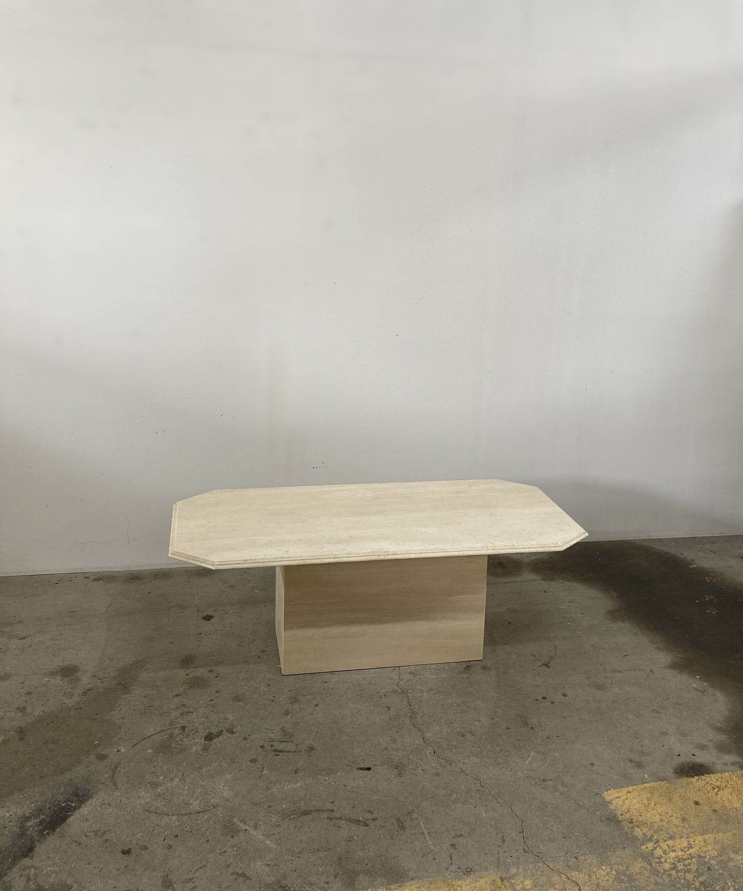 Italian Travertine Low Table