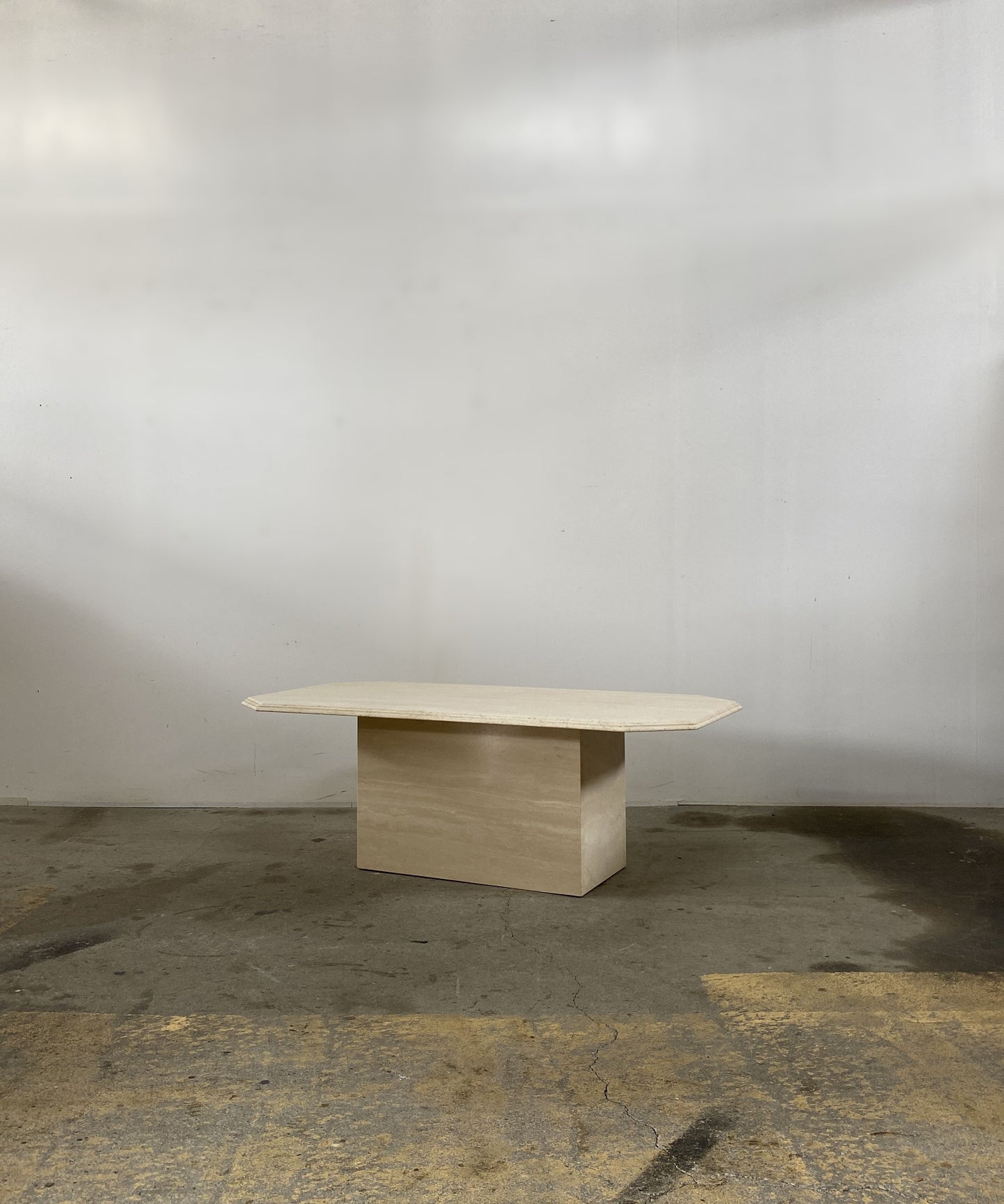 Italian Travertine Low Table