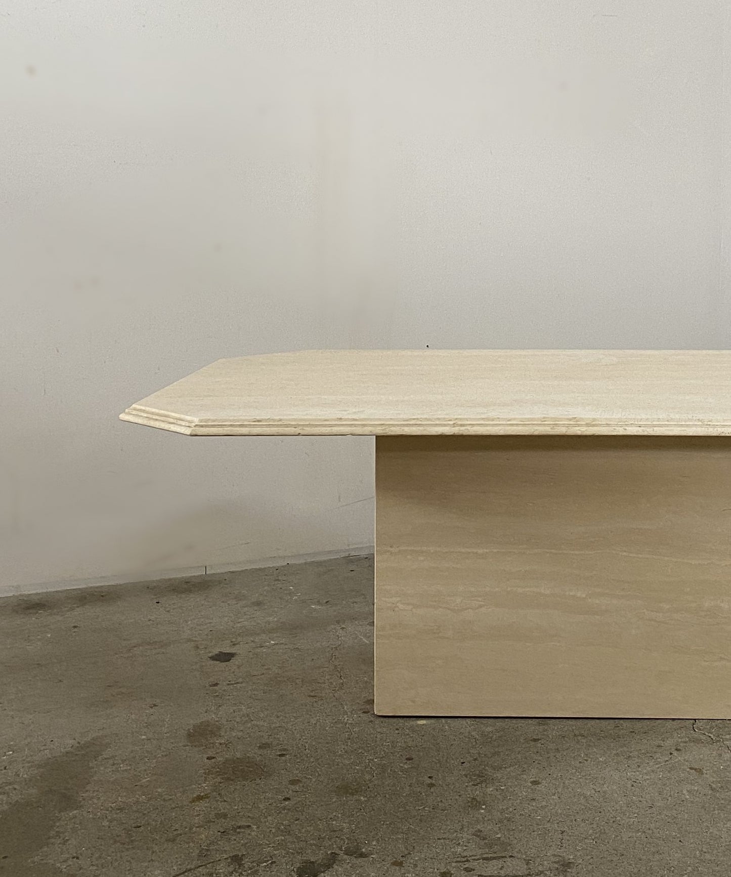 Italian Travertine Low Table
