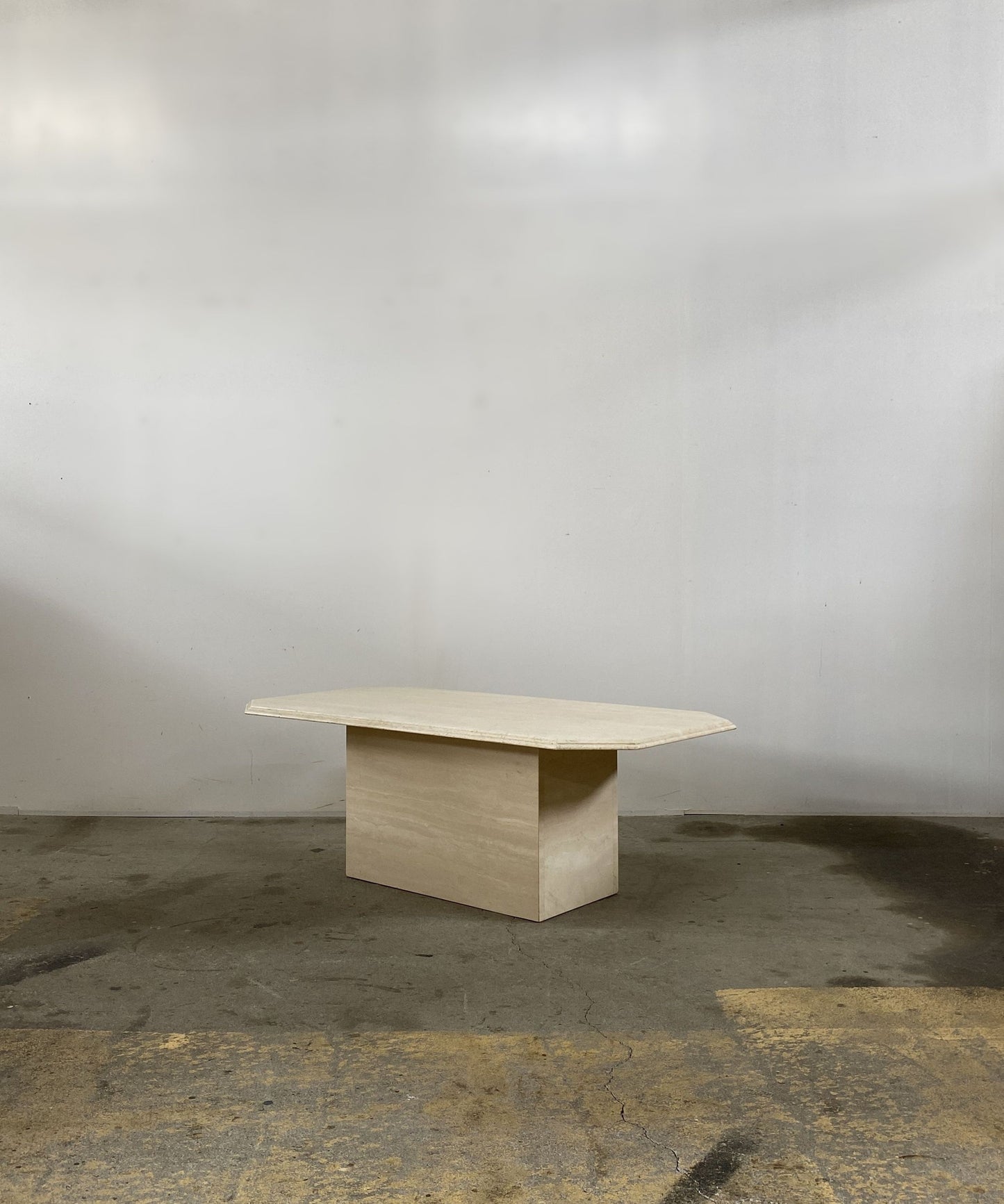 Italian Travertine Low Table