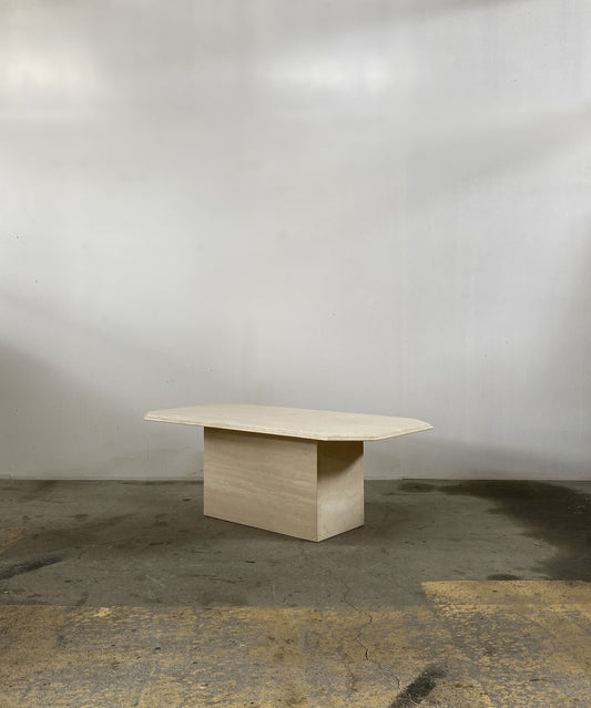 Italian Travertine Low Table