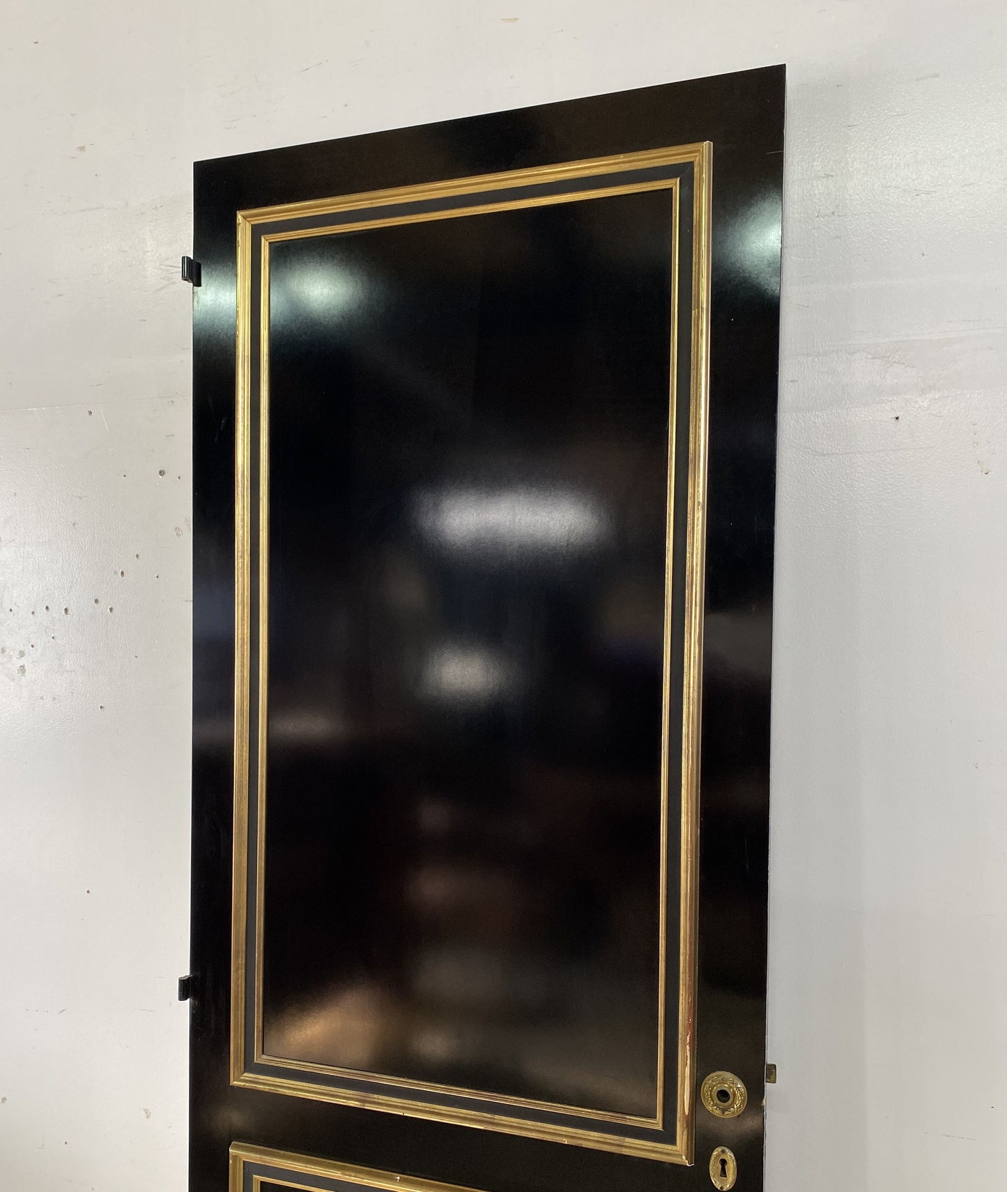 Black Panel Door