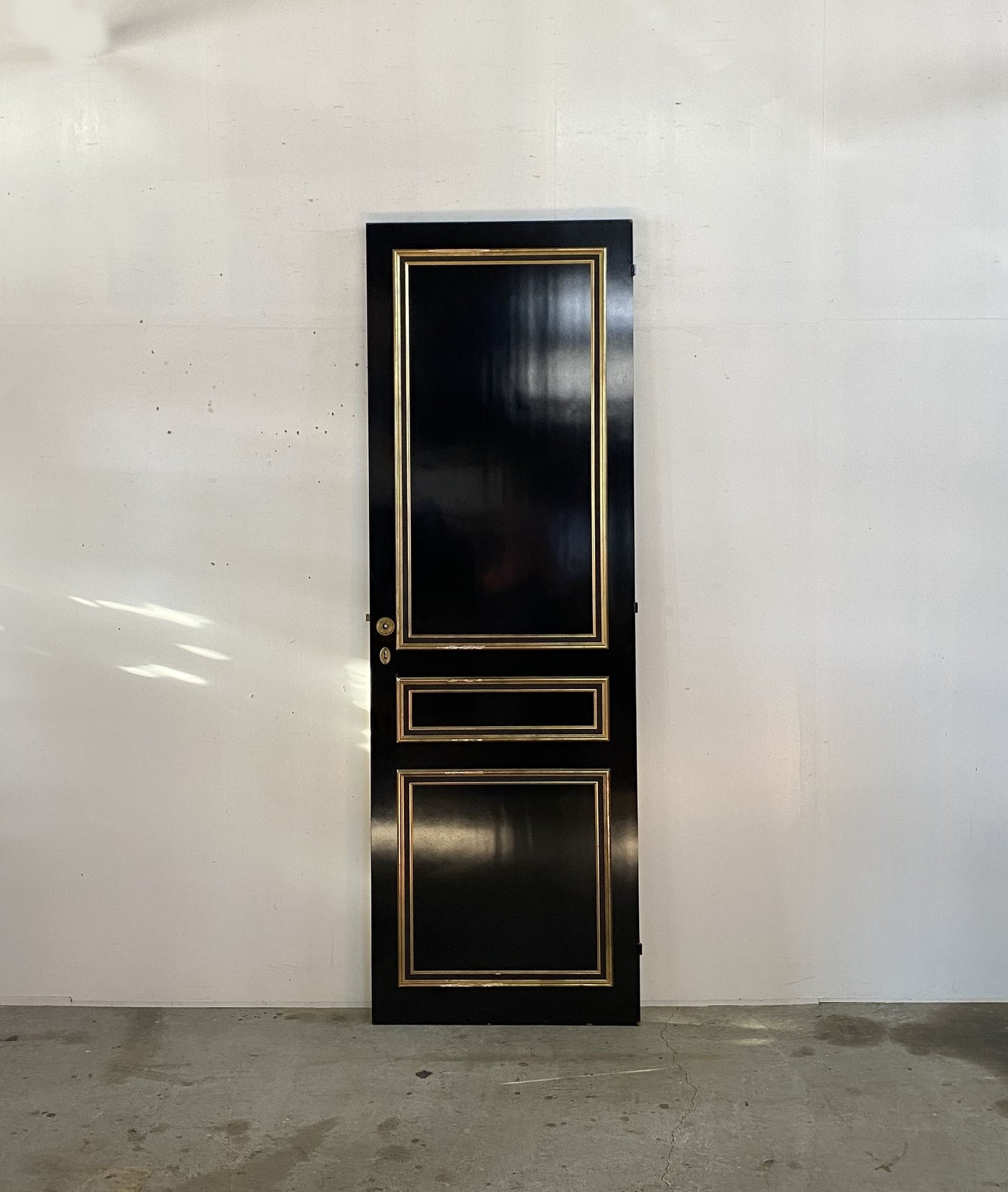 Black Panel Door