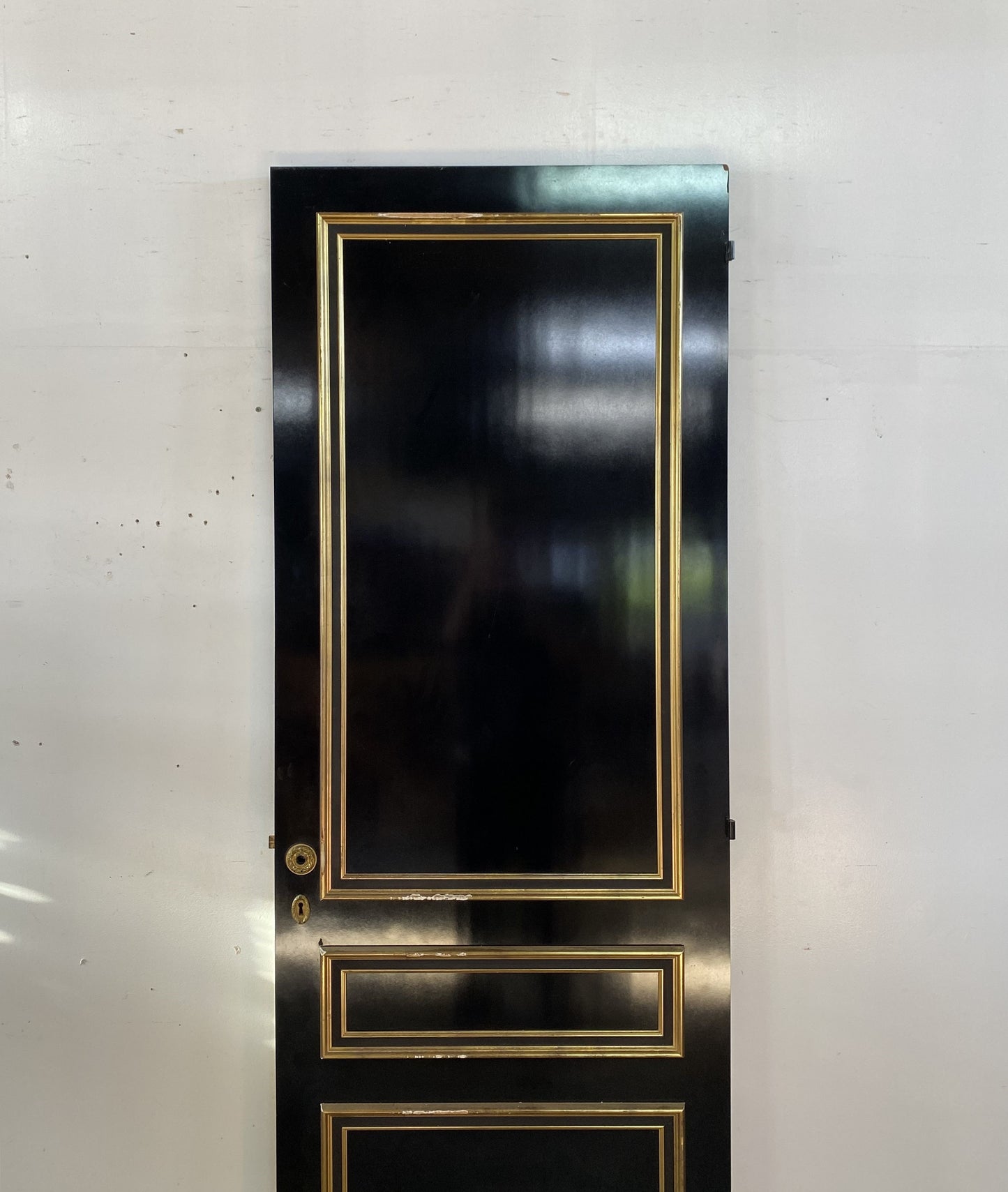 Black Panel Door