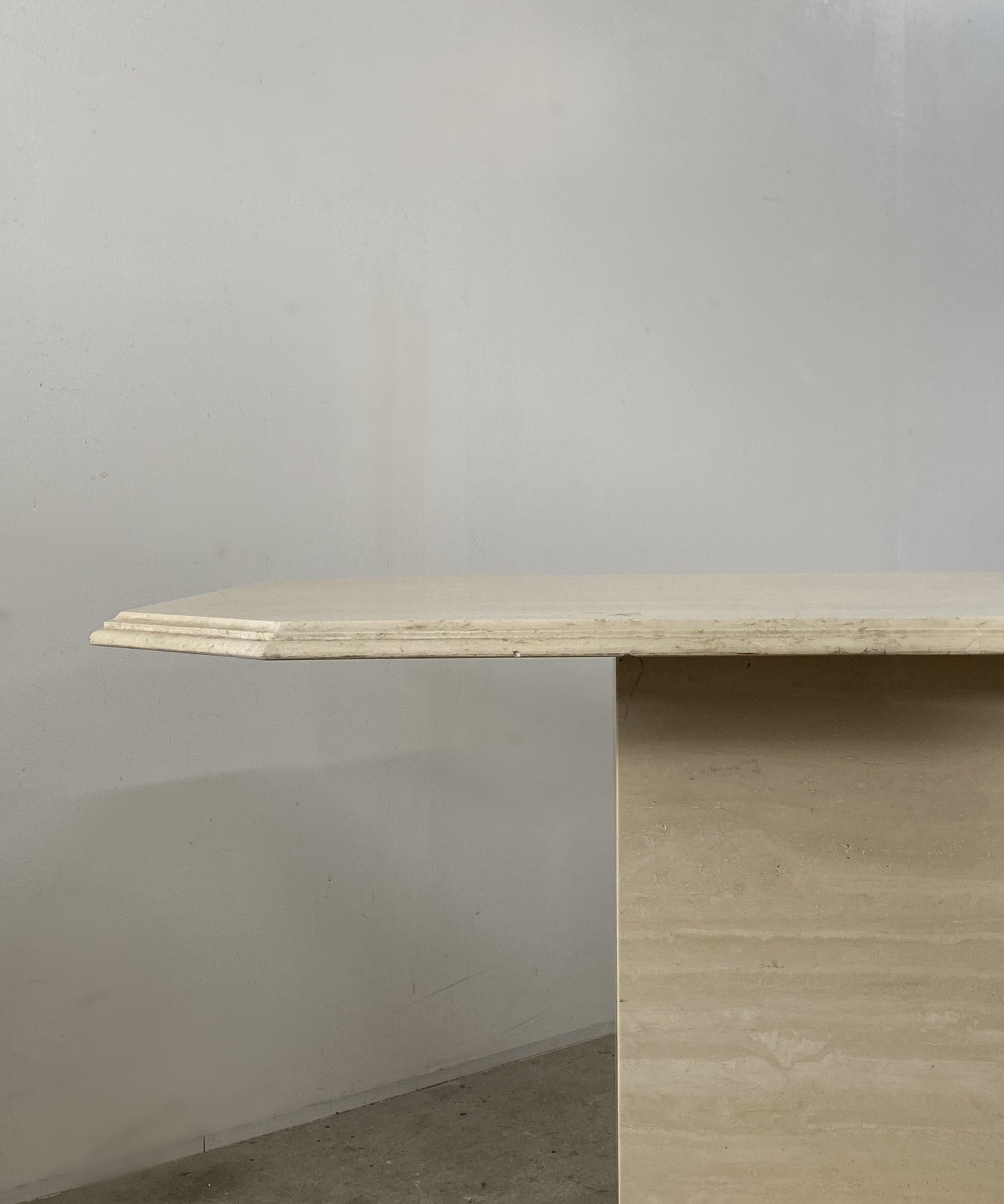 Italian Travertine Low Table