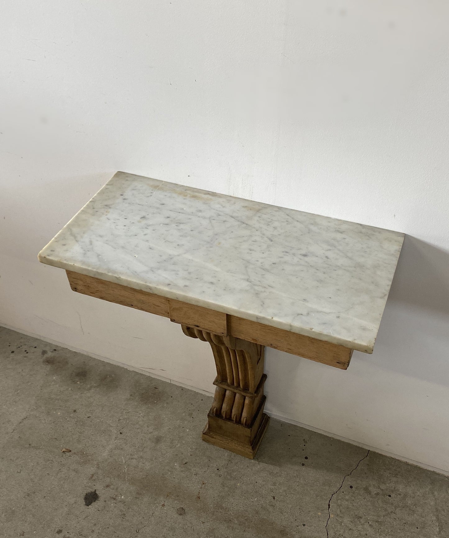 Marble Top Consol Table