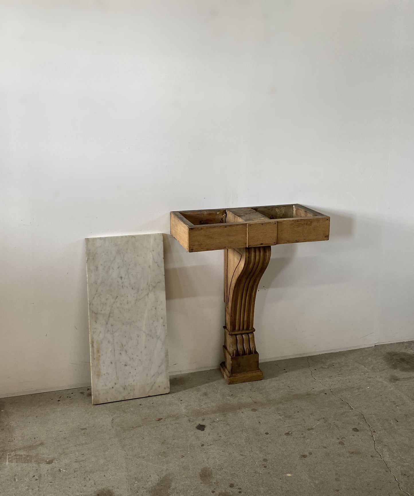 Marble Top Consol Table