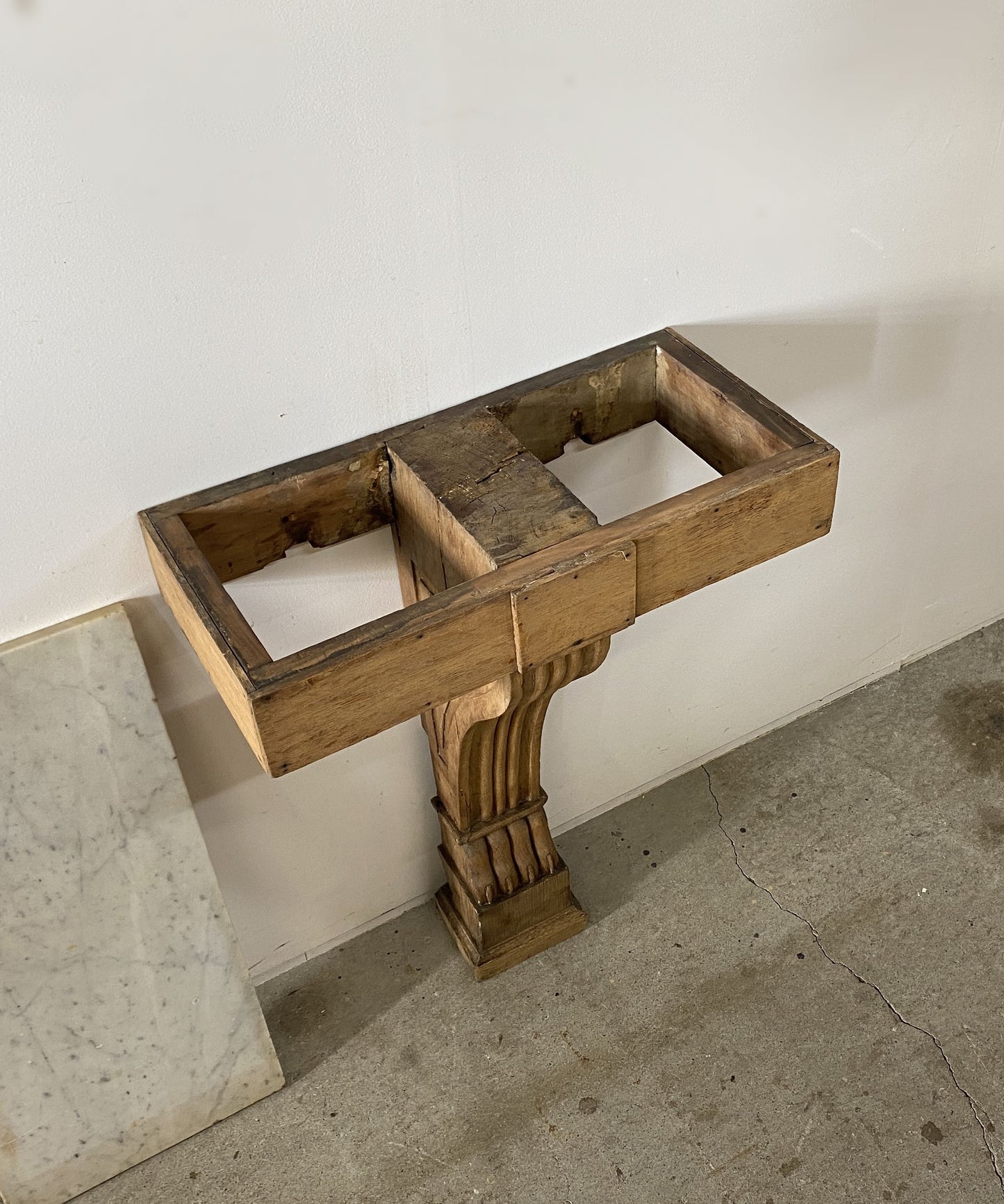 Marble Top Consol Table