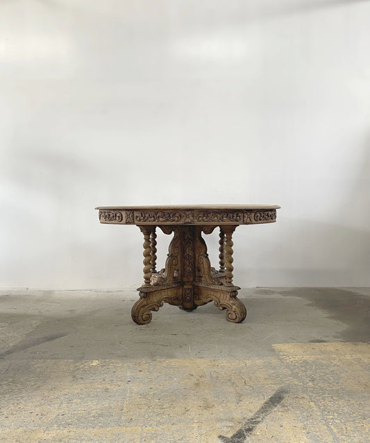 Pedestal Oak Oval Tabel