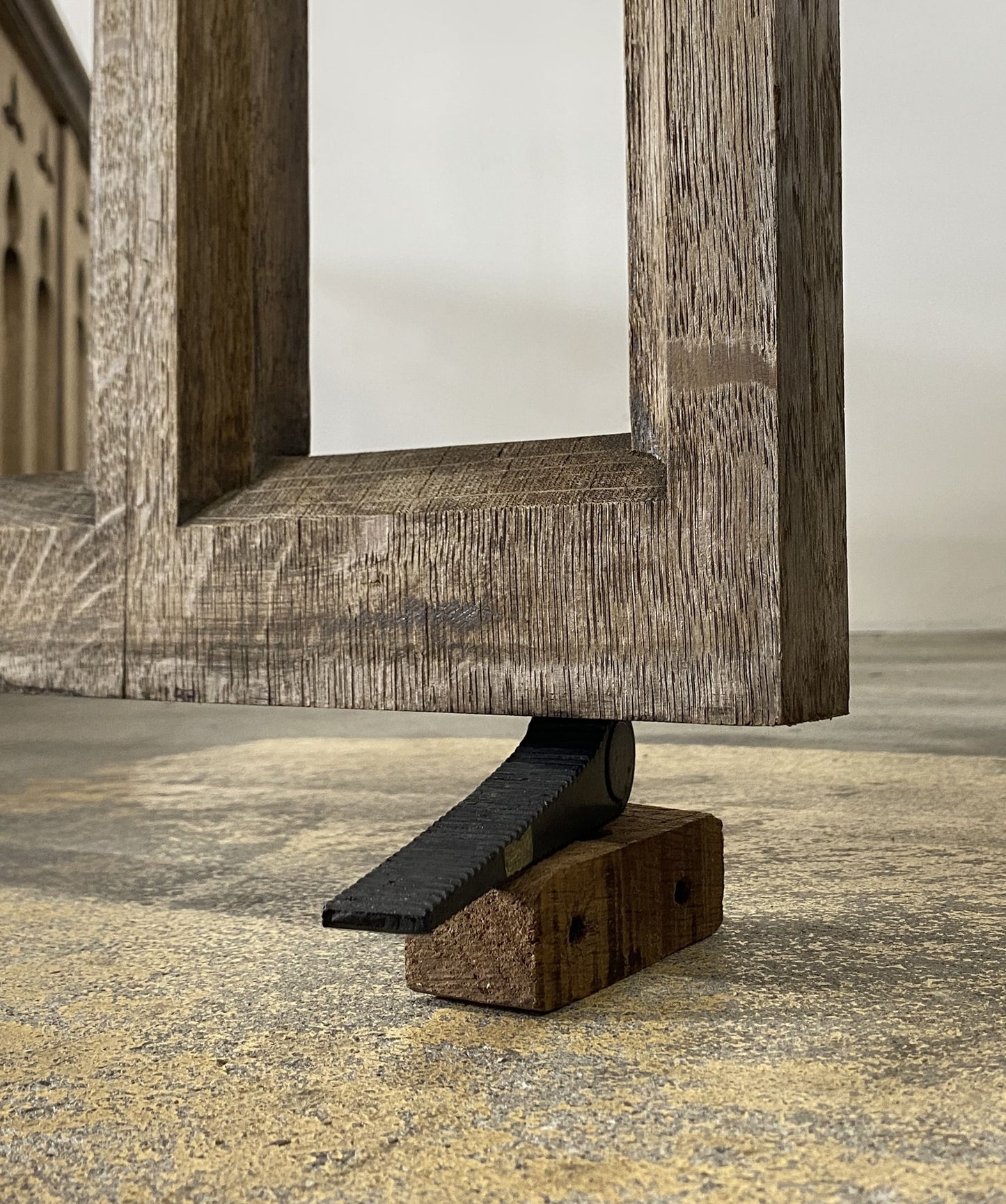 19c Gothic Oak Balustrade