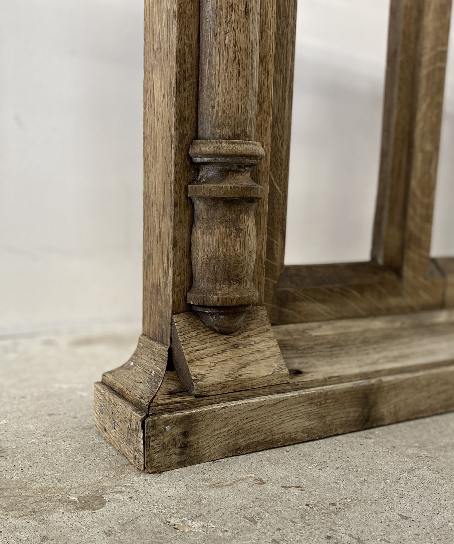 19c Gothic Oak Balustrade