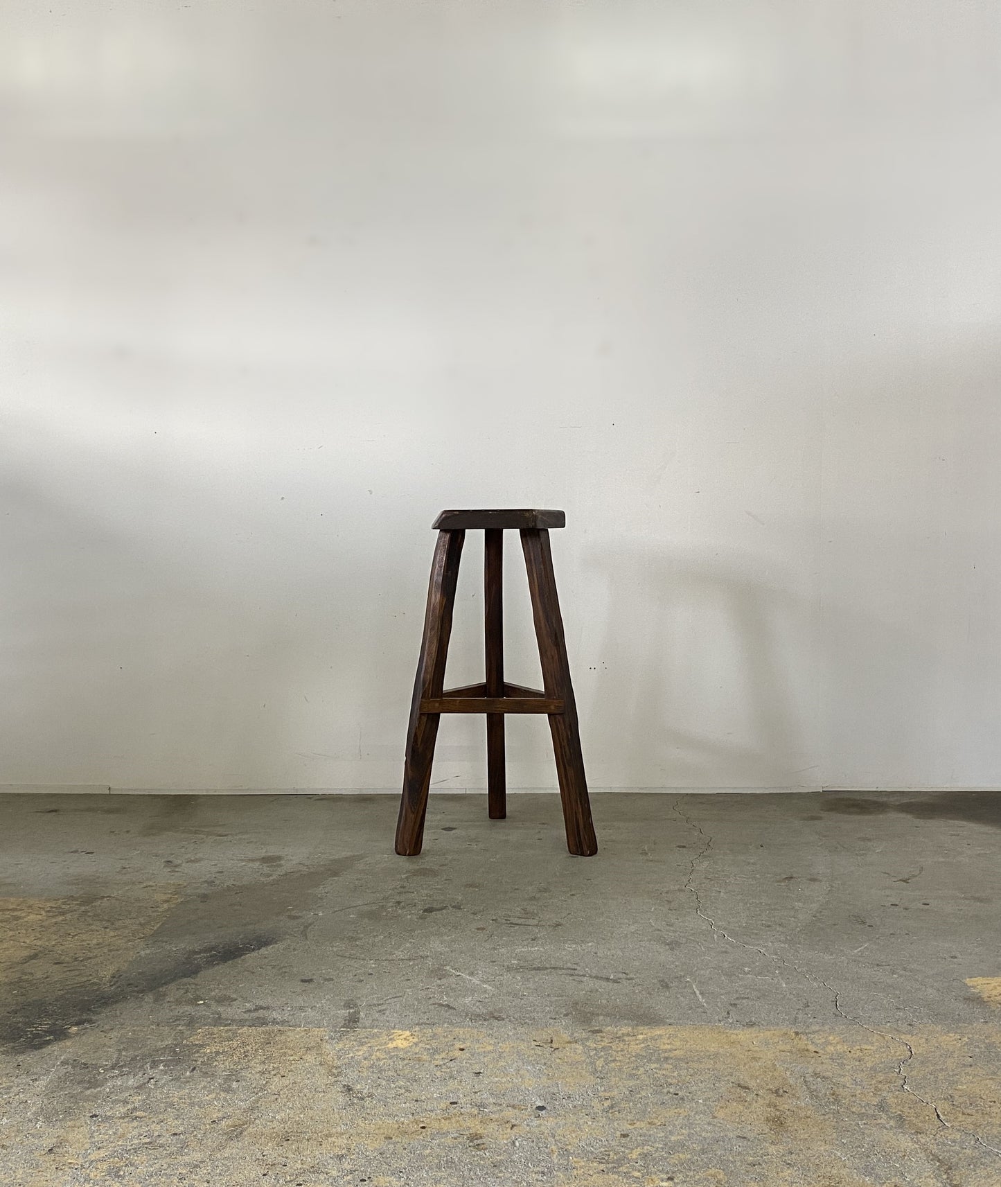 Brutalist High Stool / Olavi Hanninen for Aranjou