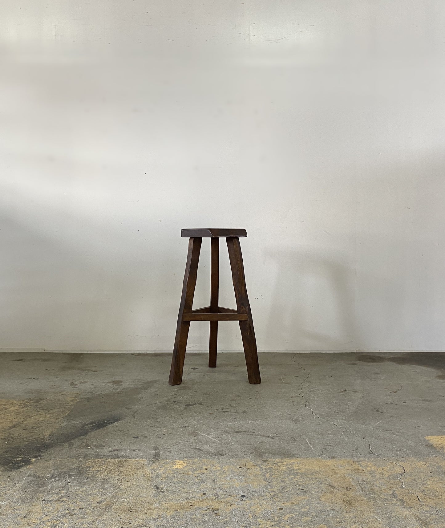 Brutalist High Stool / Olavi Hanninen for Aranjou