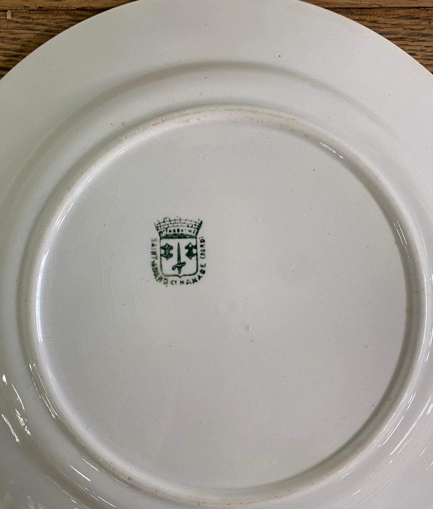 "Saint Amand " Plate