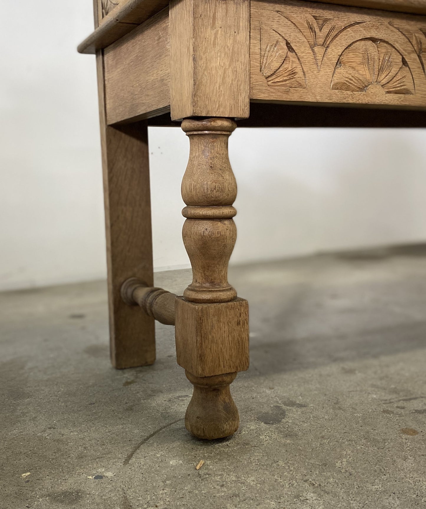 Carved Oak Hall Table