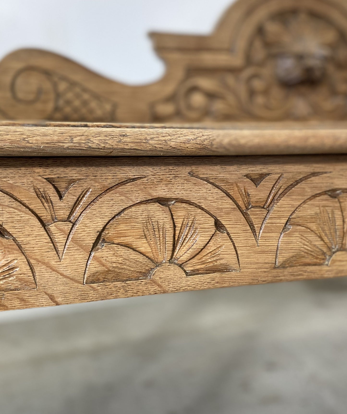 Carved Oak Hall Table