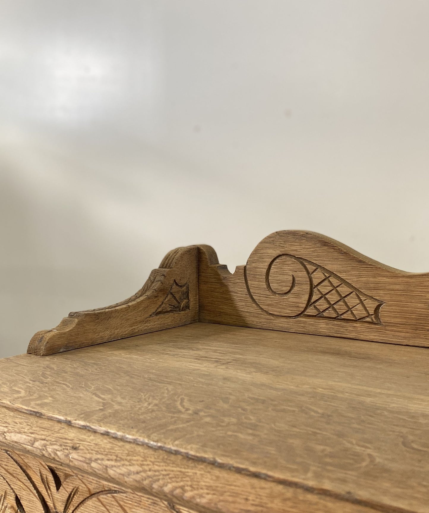 Carved Oak Hall Table